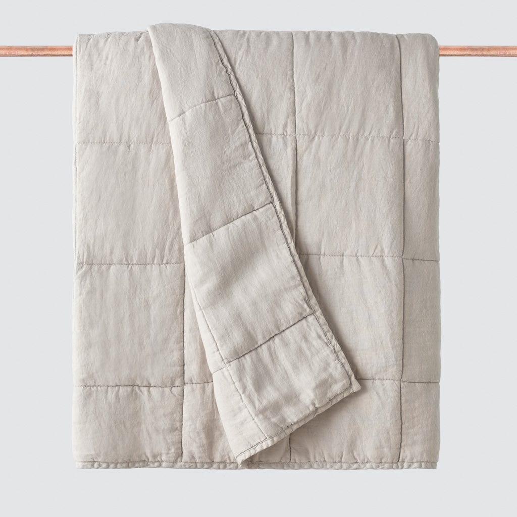 QA | Stonewashed Linen Quilt