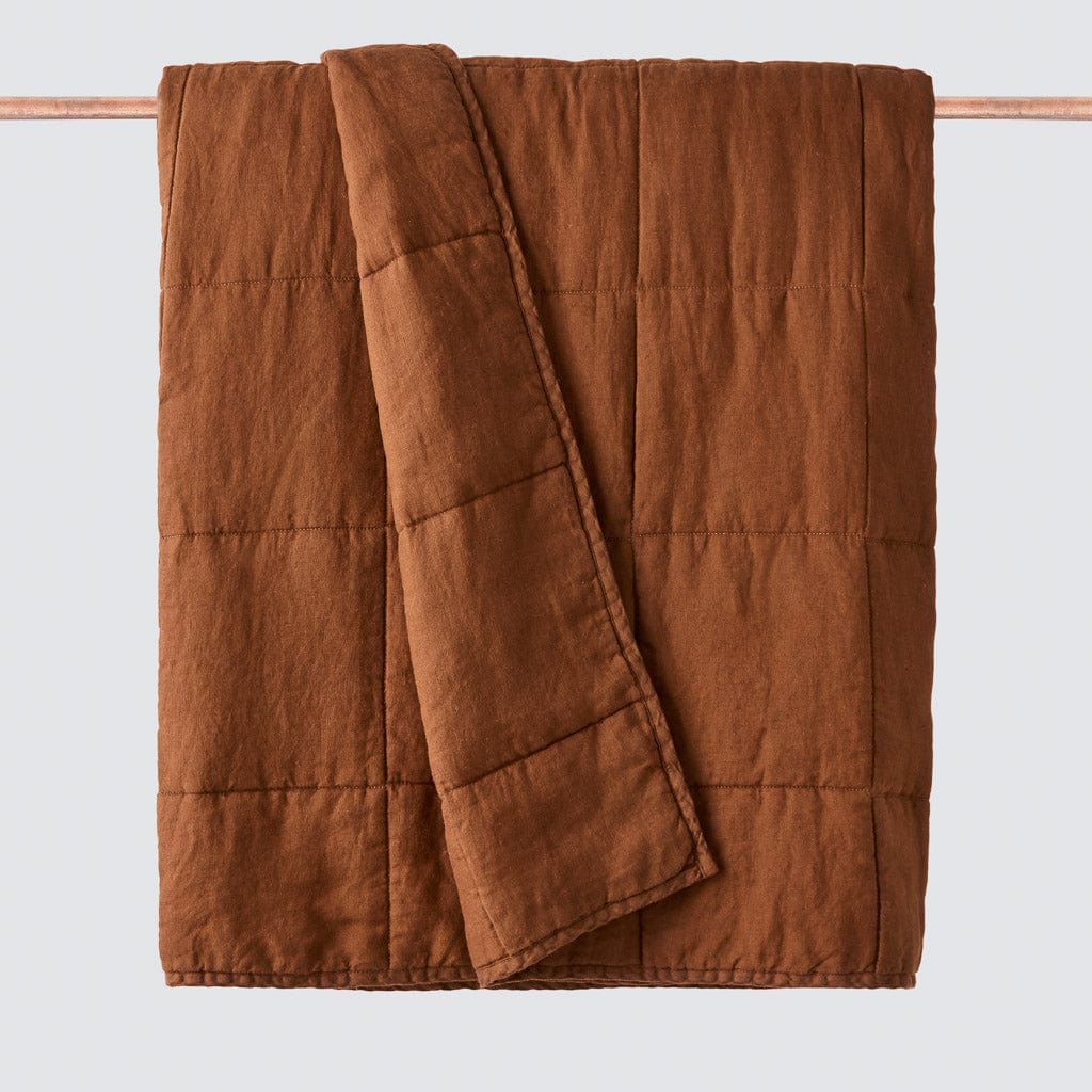 QA | Stonewashed Linen Quilt