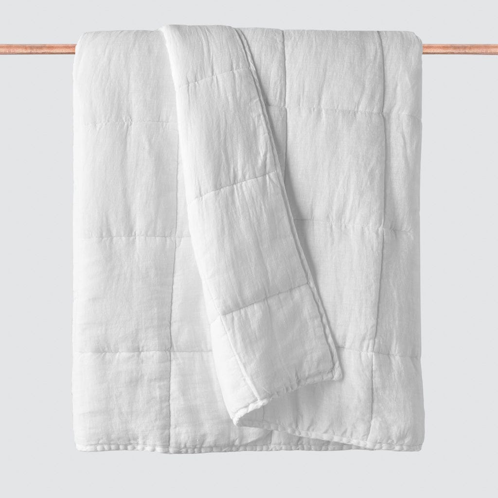 QA | Stonewashed Linen Quilt