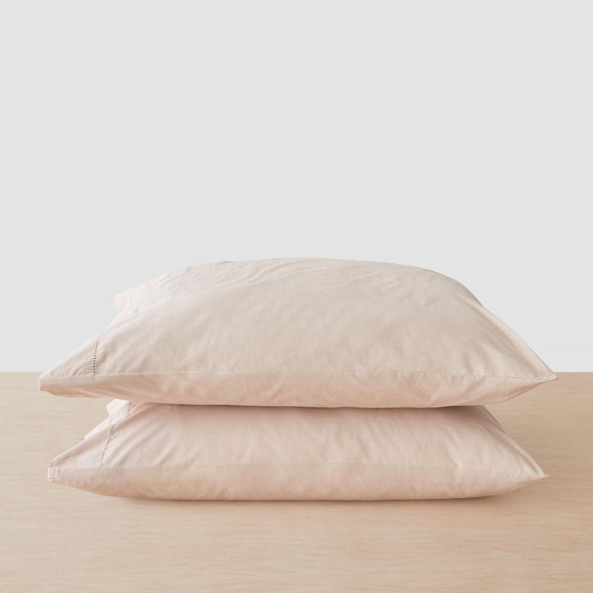 Stonewashed Organic Cotton Percale Pillowcases