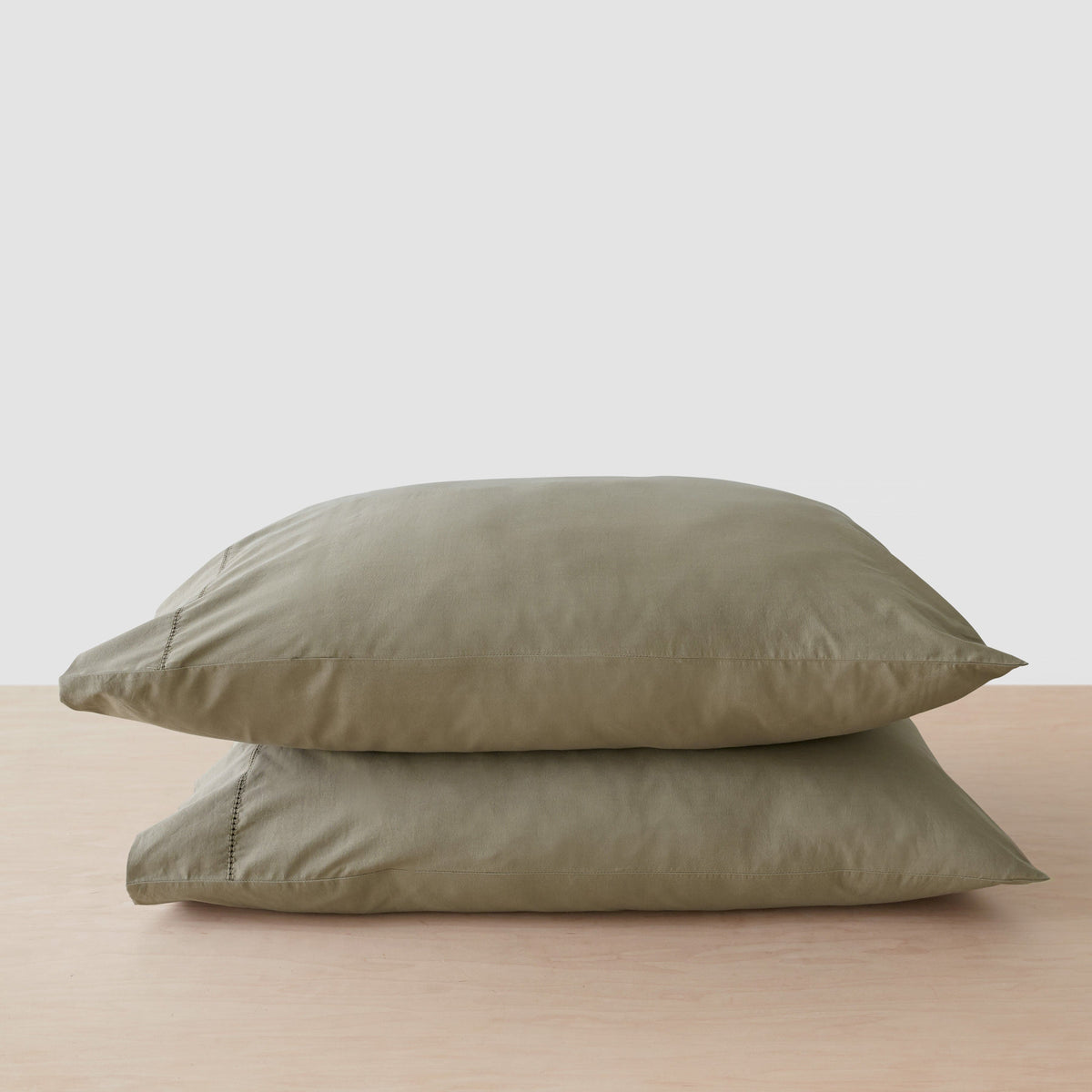 Stonewashed Organic Cotton Percale Pillowcases