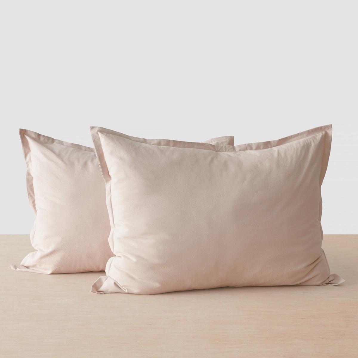 Stonewashed Organic Cotton Percale Shams