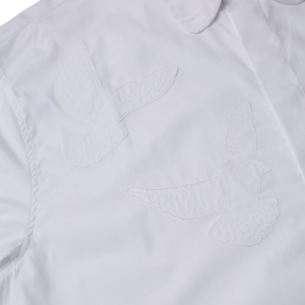 3.Paradis Flying Dove LS Shirt (White&blue)
