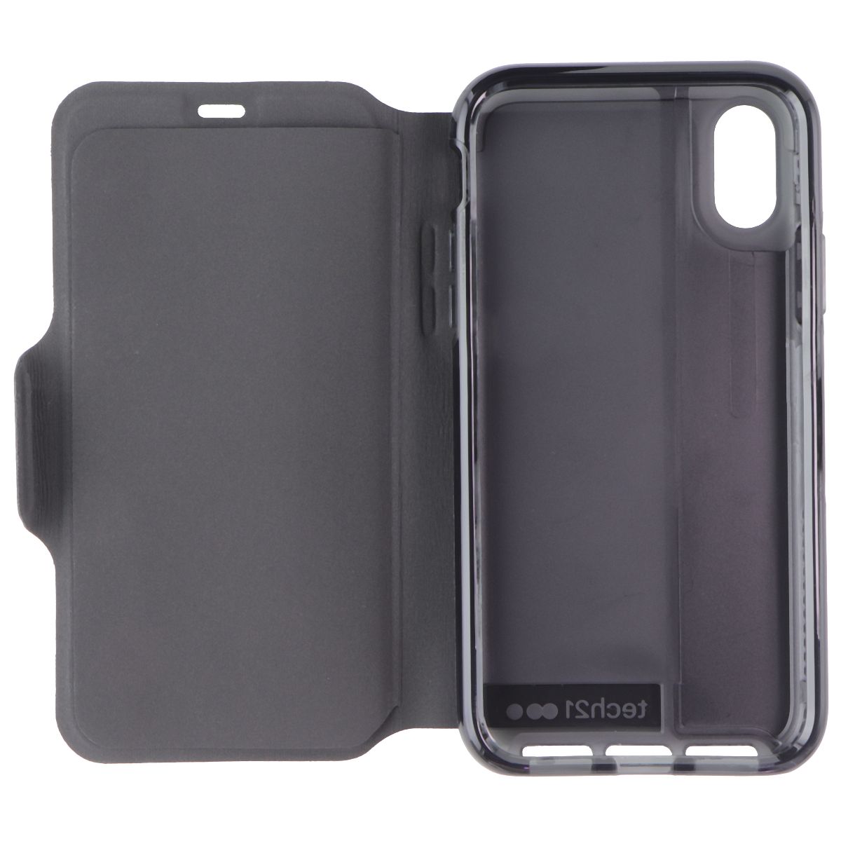 Tech21 EvoWallet Protective Folio Case for Apple iPhone X/XS  - Black - New