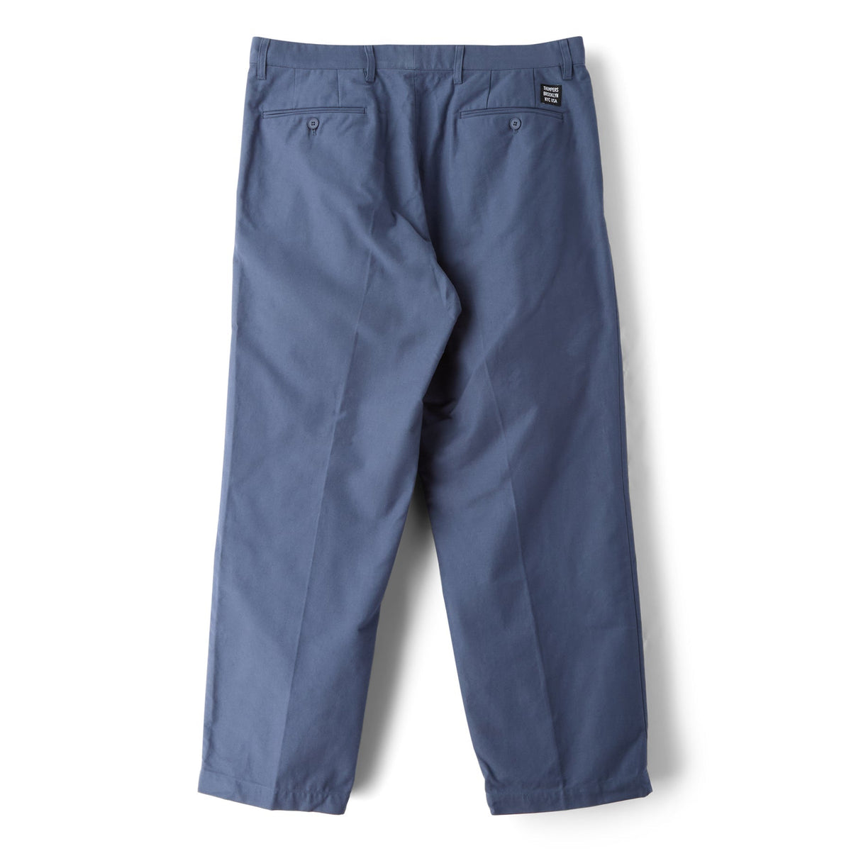 THUMPERS NYC Tuck Pants (Blue Gray)