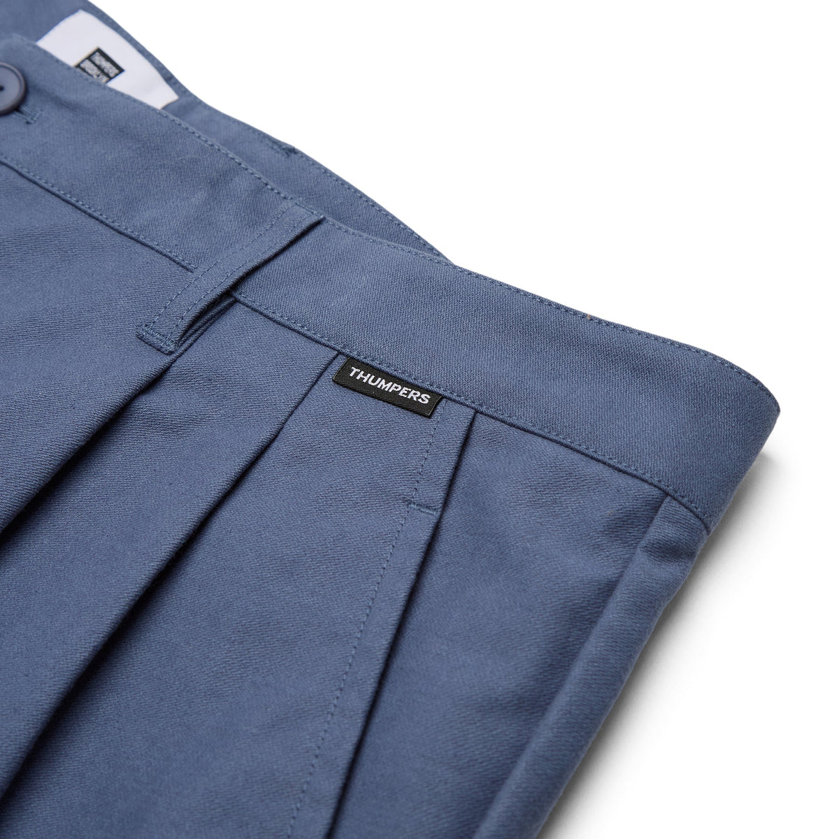 THUMPERS NYC Tuck Pants (Blue Gray)