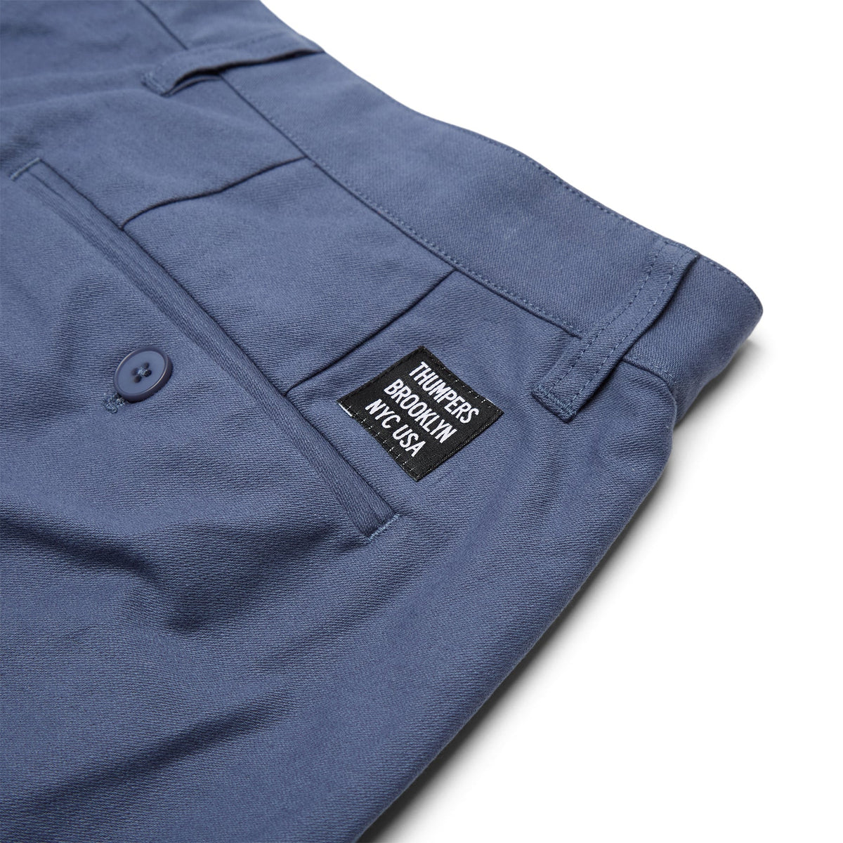 THUMPERS NYC Tuck Pants (Blue Gray)