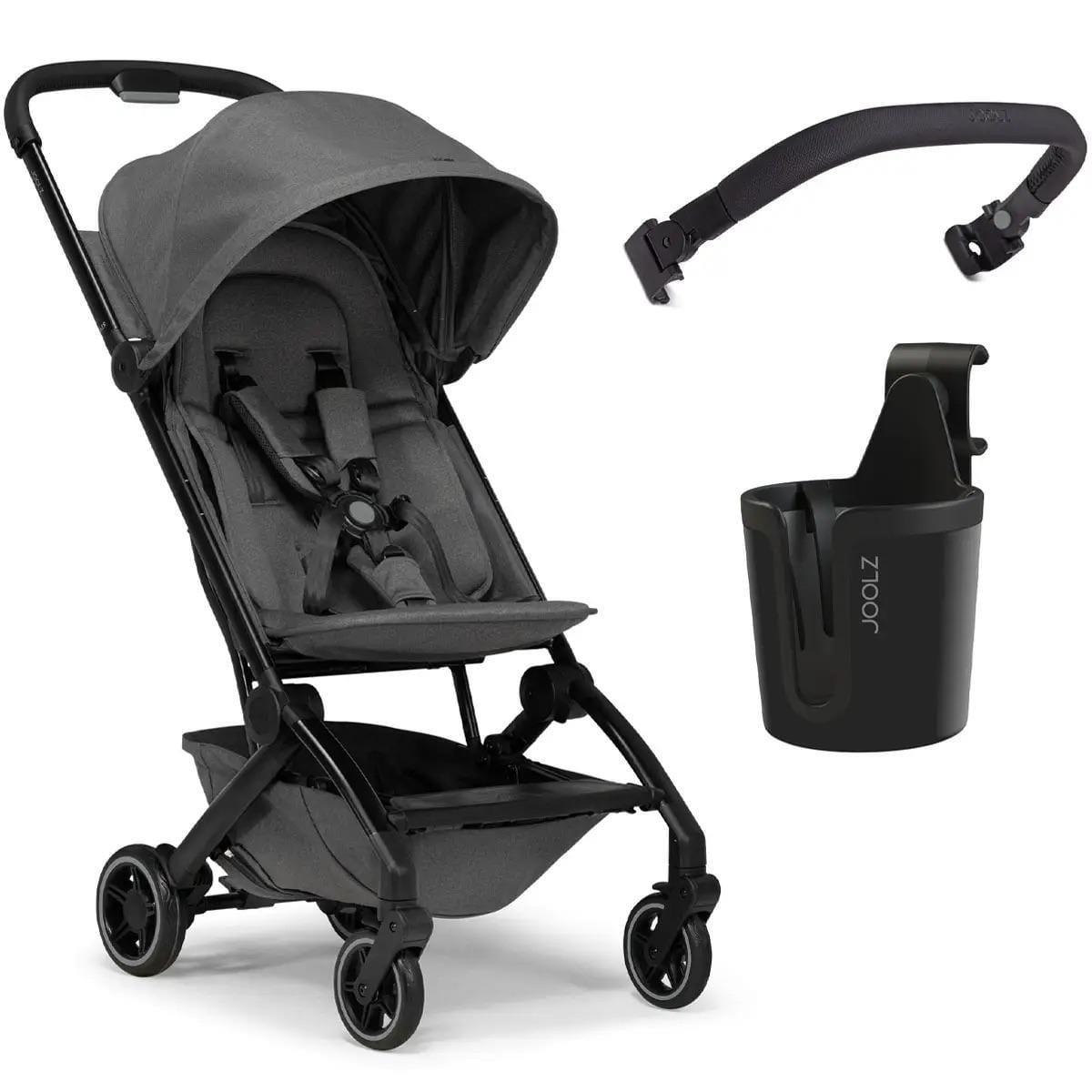 Joolz OPEN BOX Aer+ Lightweight Compact Stroller + Bumper Bar + Cup