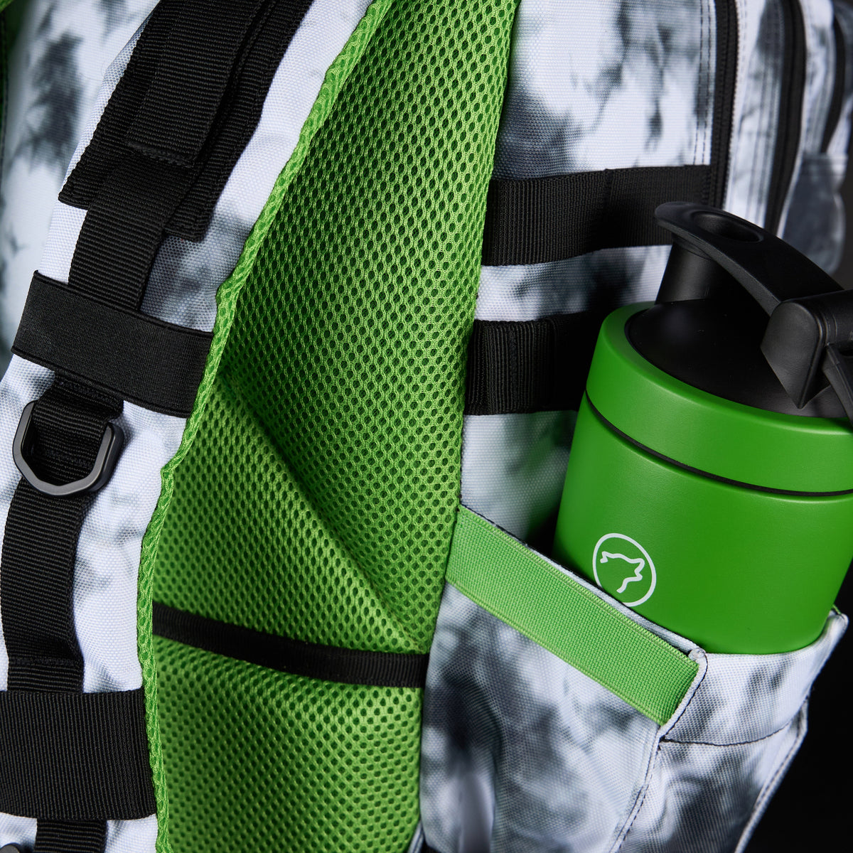 35L Backpack Graffiti Green