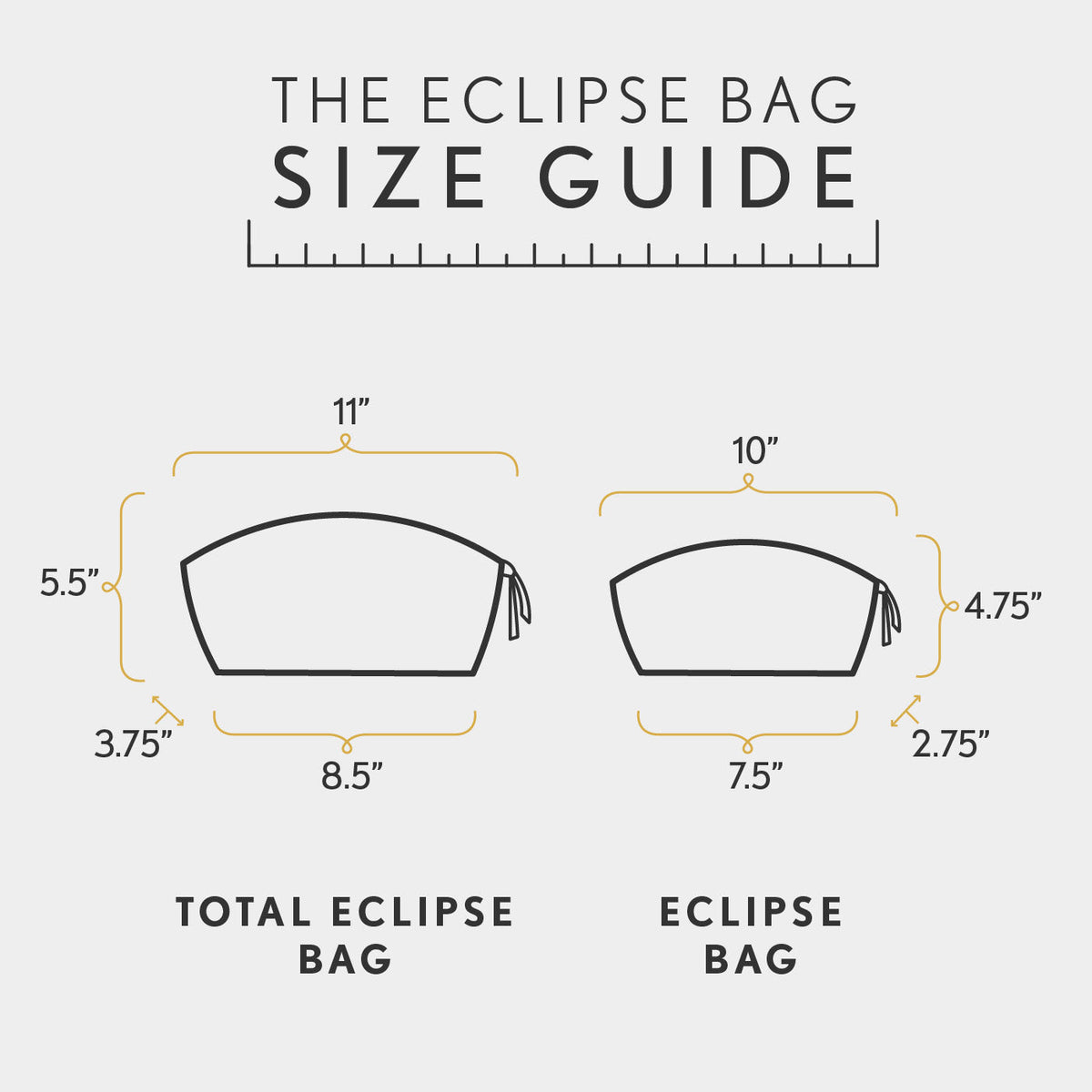 'Almost Perfect' Eclipse Makeup Bag