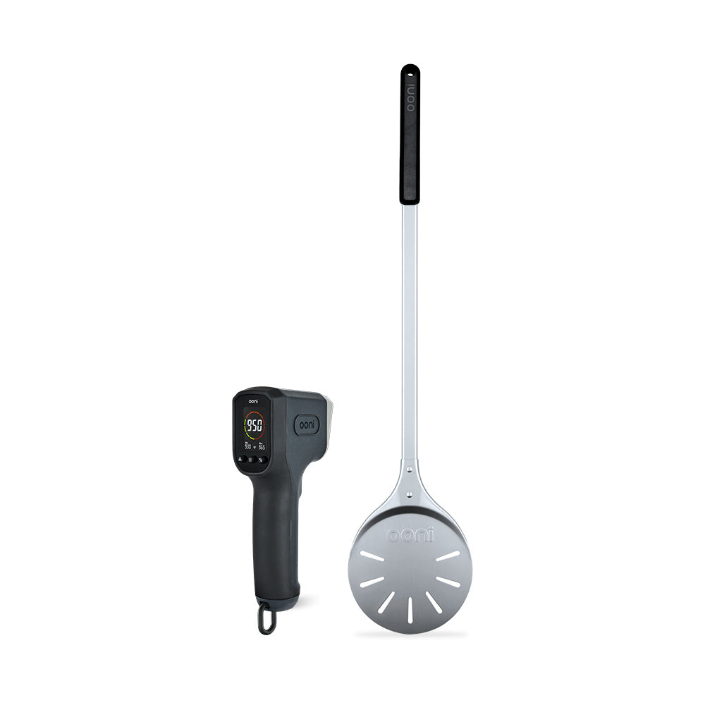 Ooni Turning Peel & Infrared Thermometer Bundle