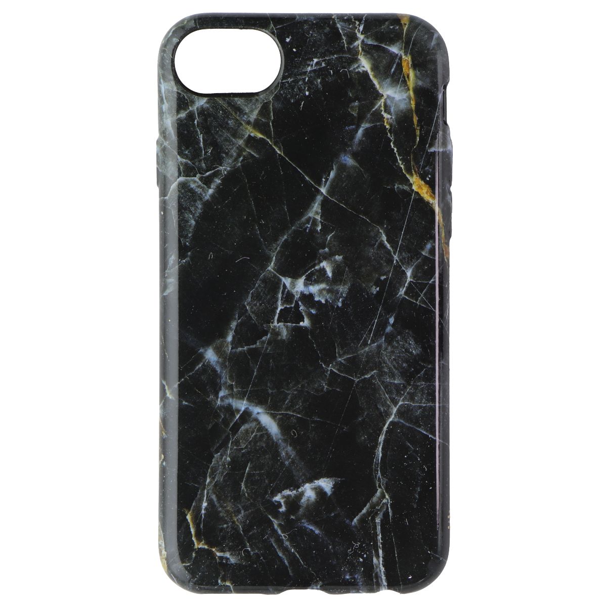 Unique London Back Case for Apple iPhone SE (2nd Gen) / 8 / 7 - Black Marble - New