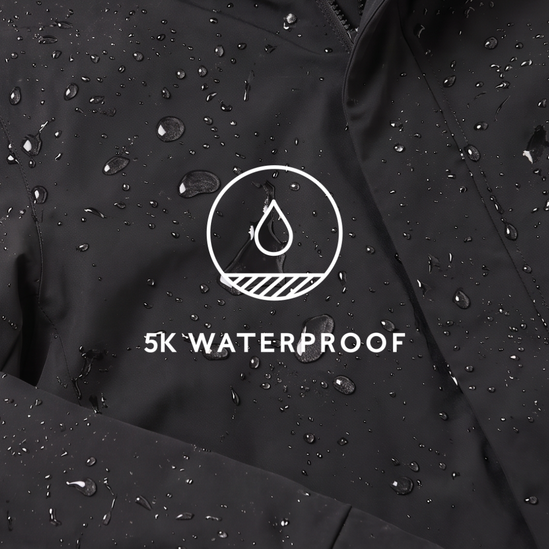 Uma Womens Waterproof Down Insulated Parka - Black