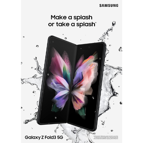 Samsung Galaxy Z Fold 3 256GB 5G - Phantom Black