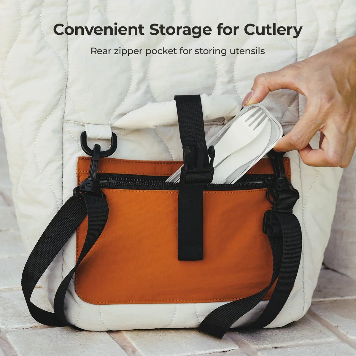 Paz Roll Top Lunch Bag