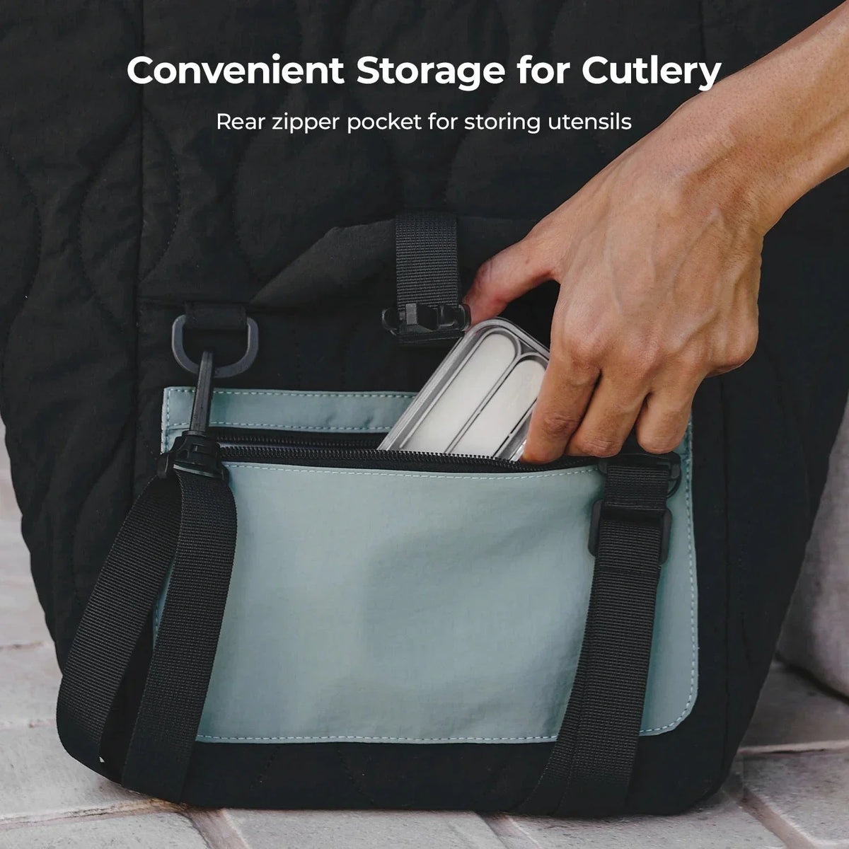 (FREE GIFT) Paz Roll Top Lunch Bag
