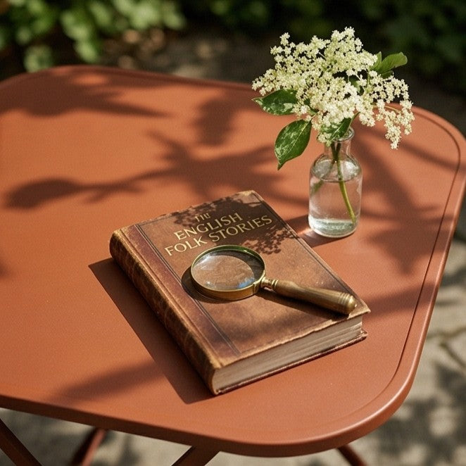 Venice 2 Seater Folding Bistro Set in Cayenne Orange