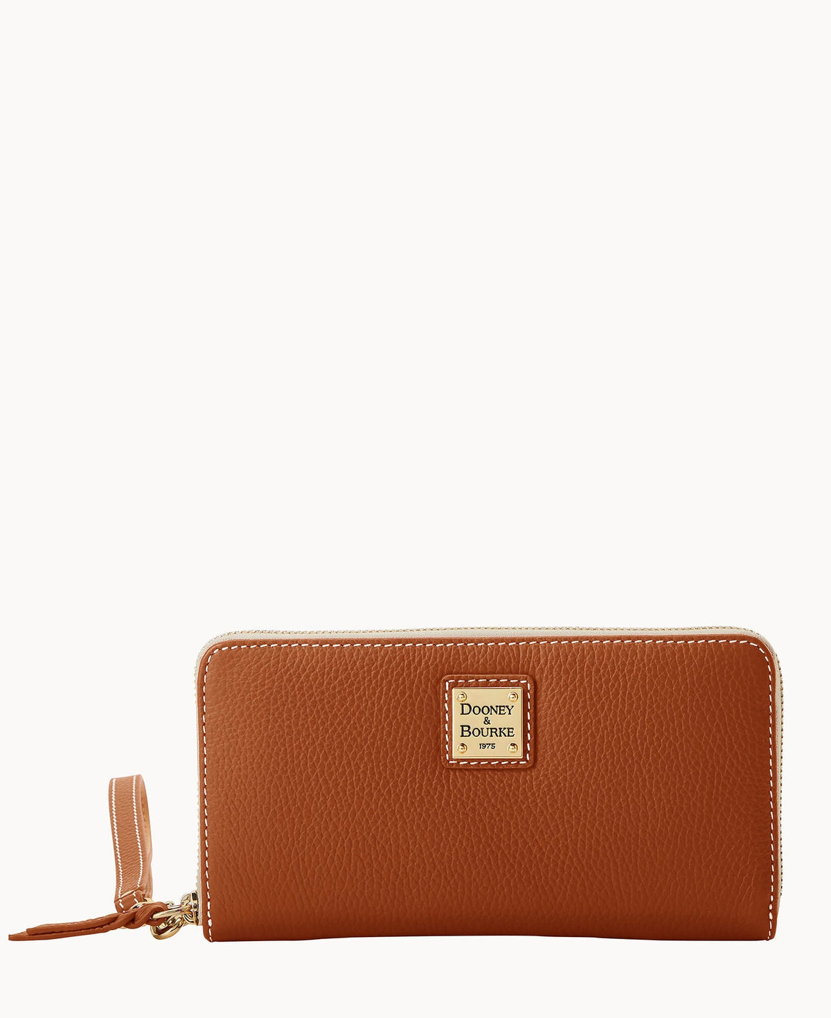 Lucca Leather Large Zip Around Wristlet
