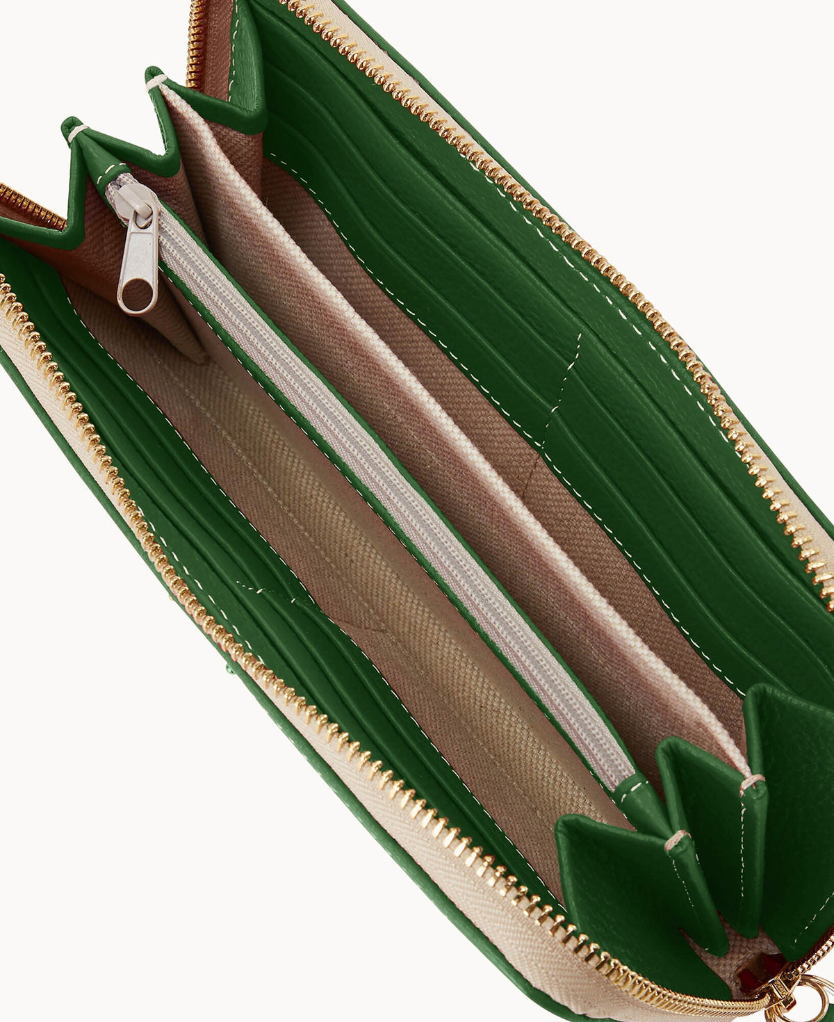 Lucca Leather Large Zip Around Wristlet