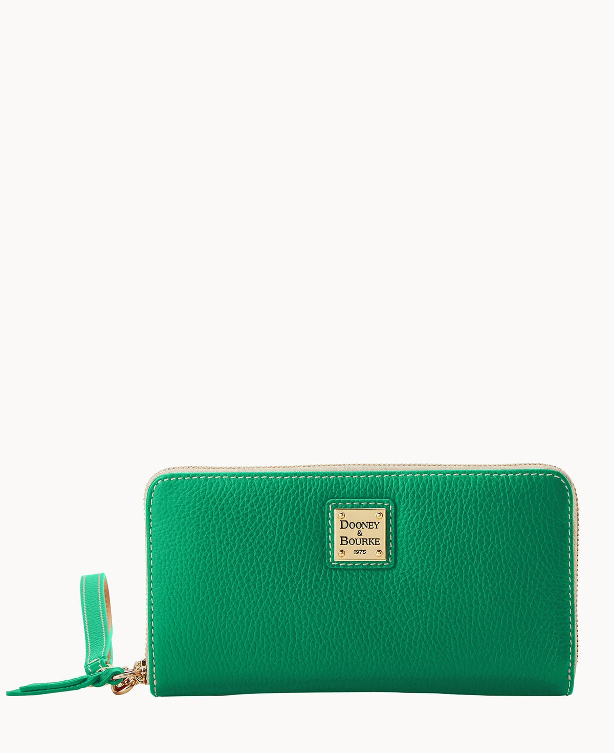 Lucca Leather Large Zip Around Wristlet
