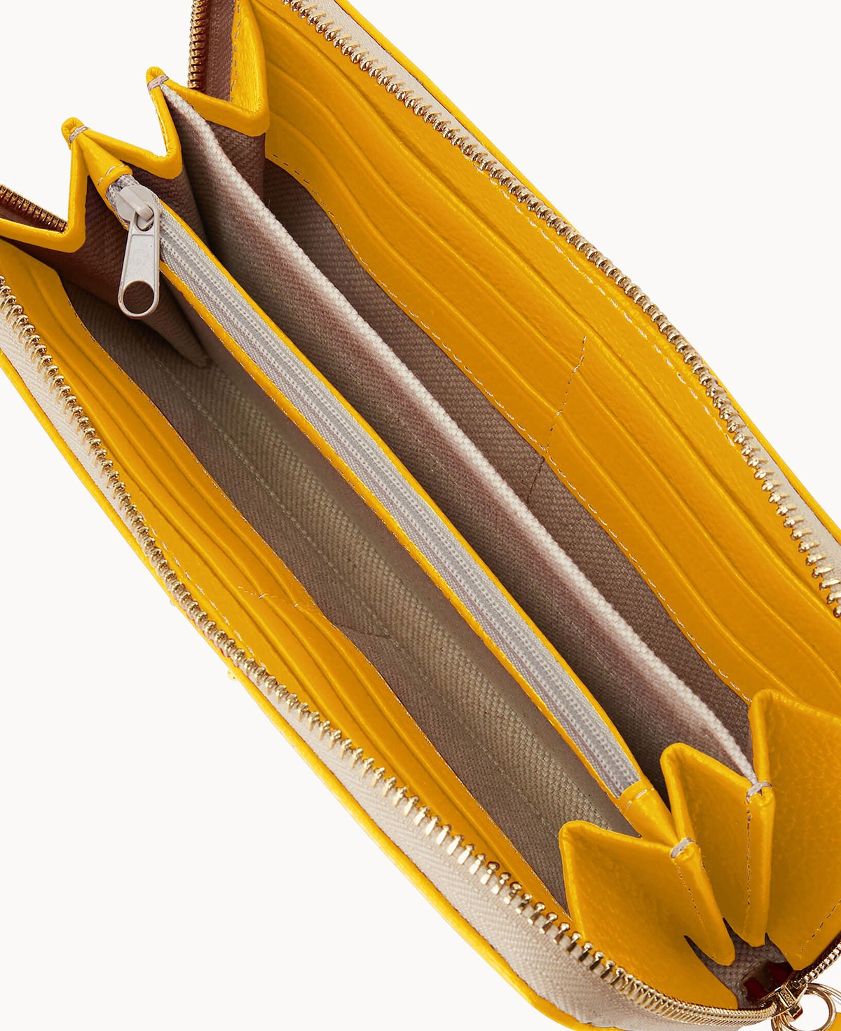 Lucca Leather Large Zip Around Wristlet