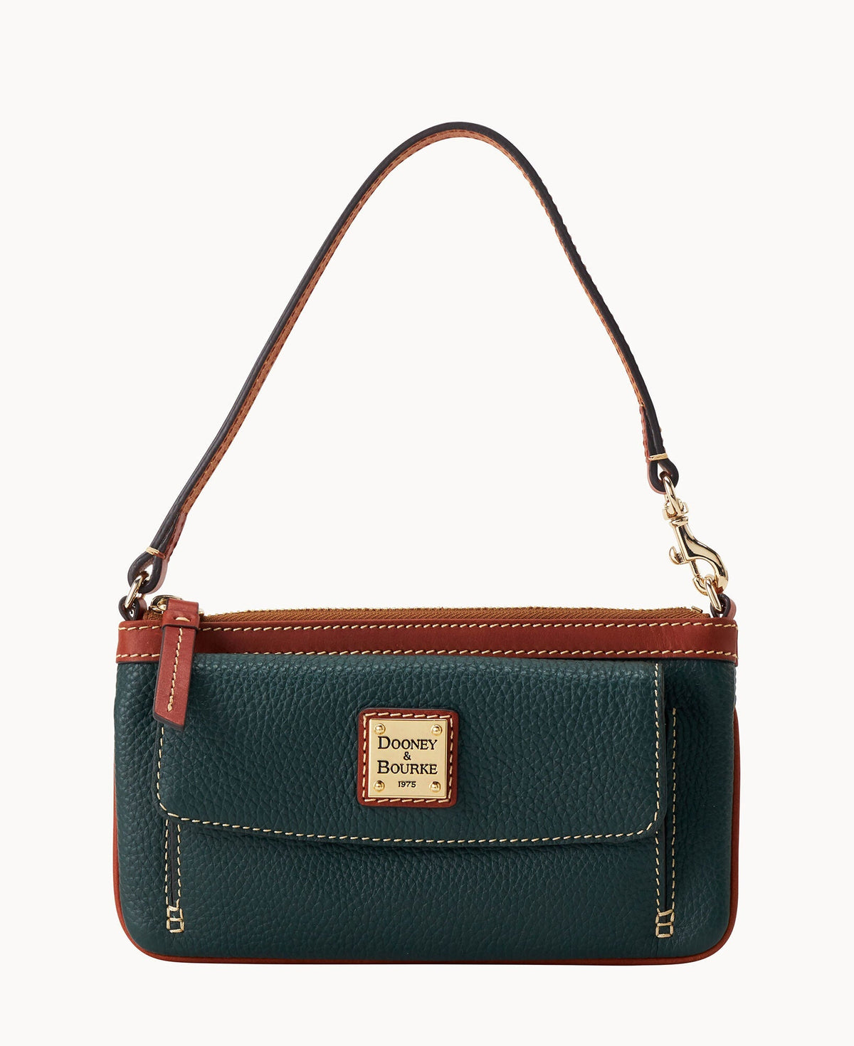 Pebble Grain Pocket Wristlet