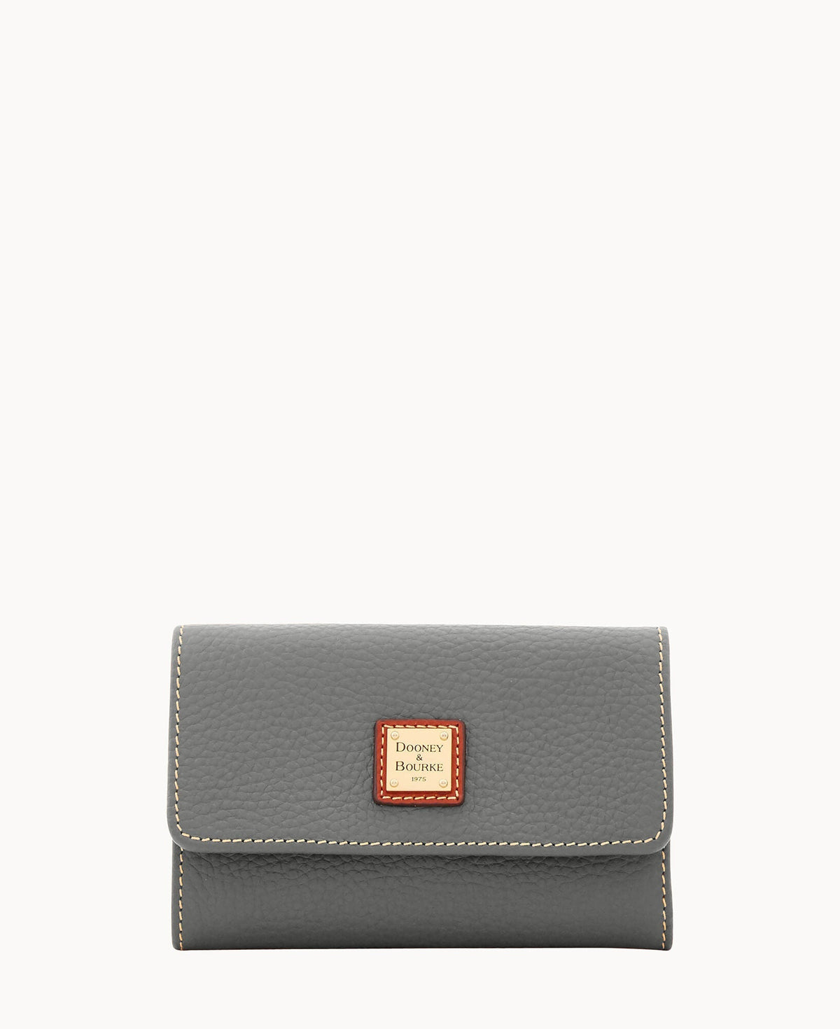 Pebble Grain Flap Wallet