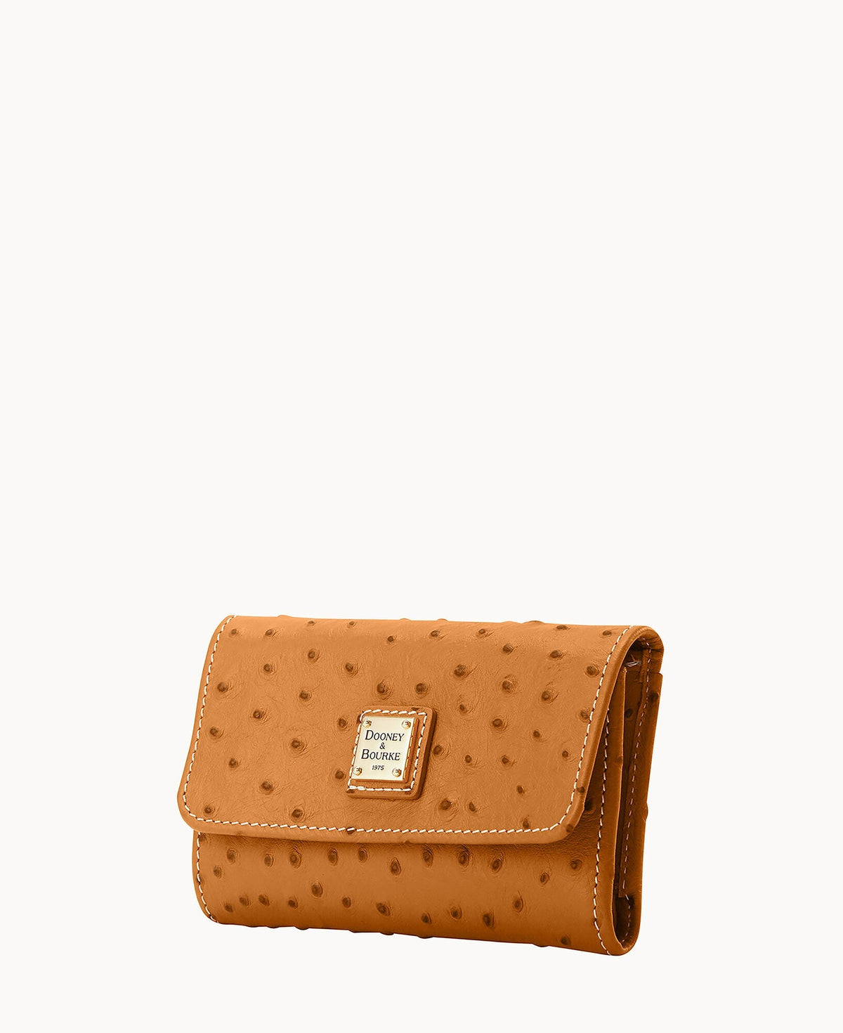Ostrich Flap Wallet
