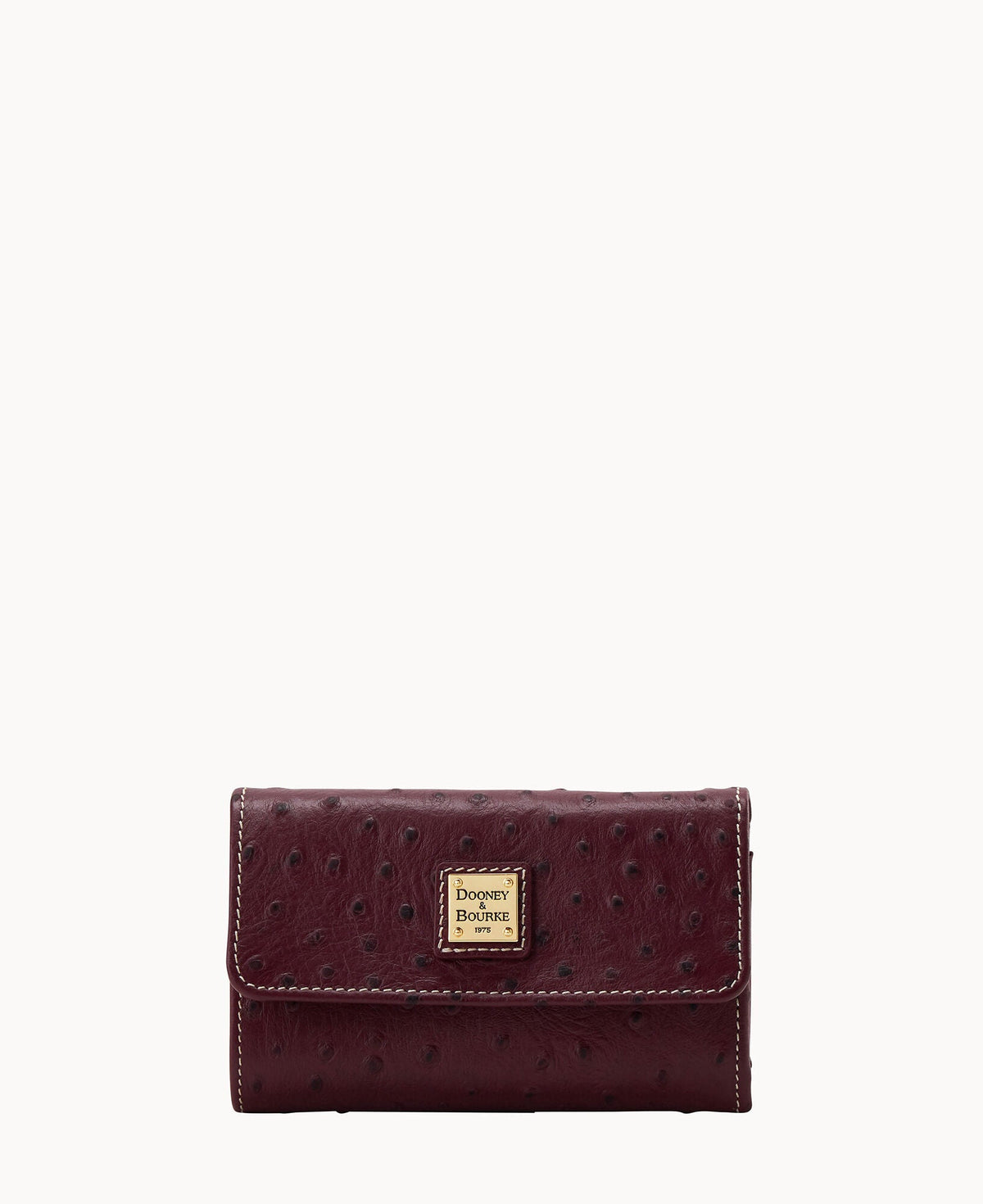 Ostrich Flap Wallet