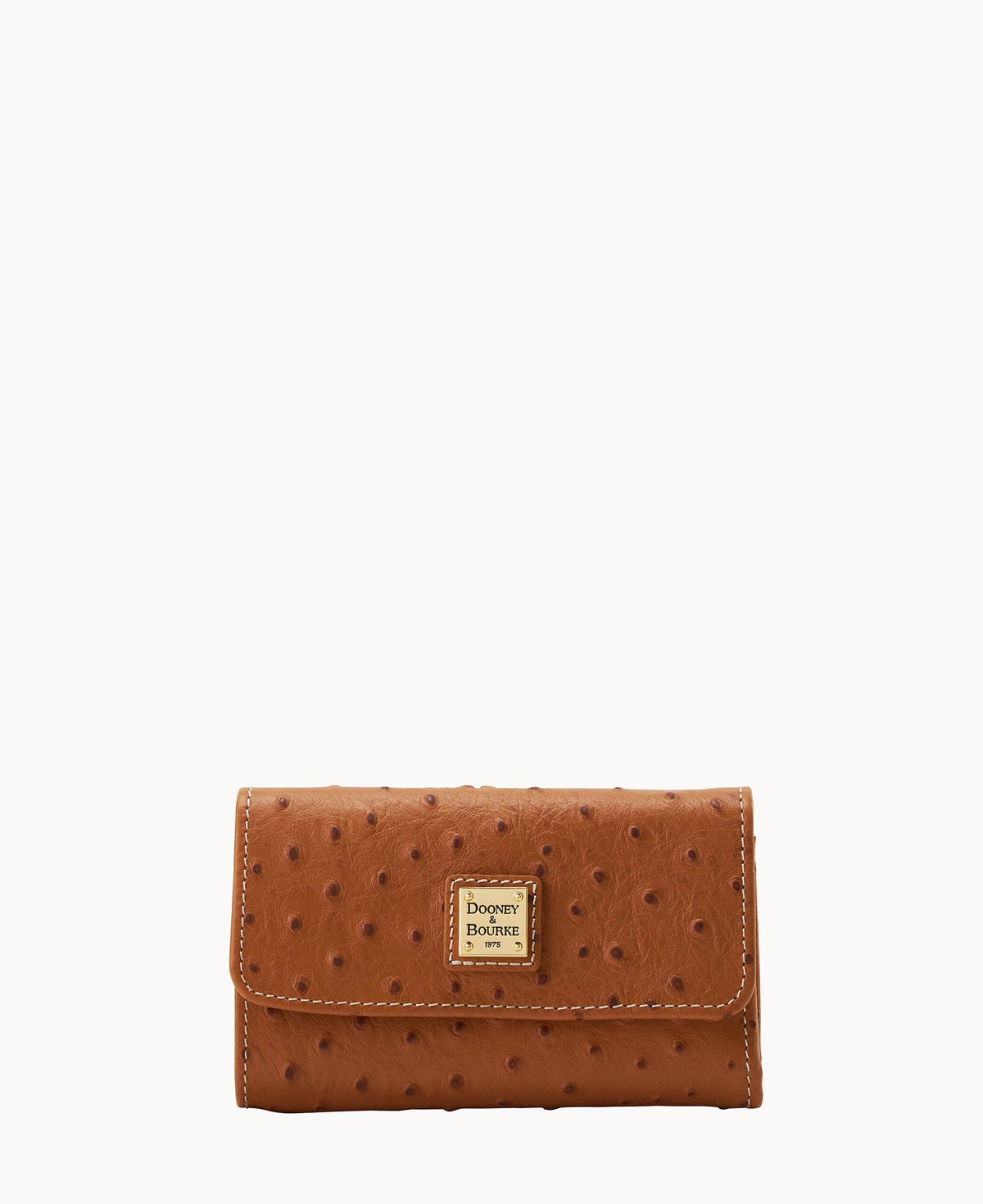 Ostrich Flap Wallet