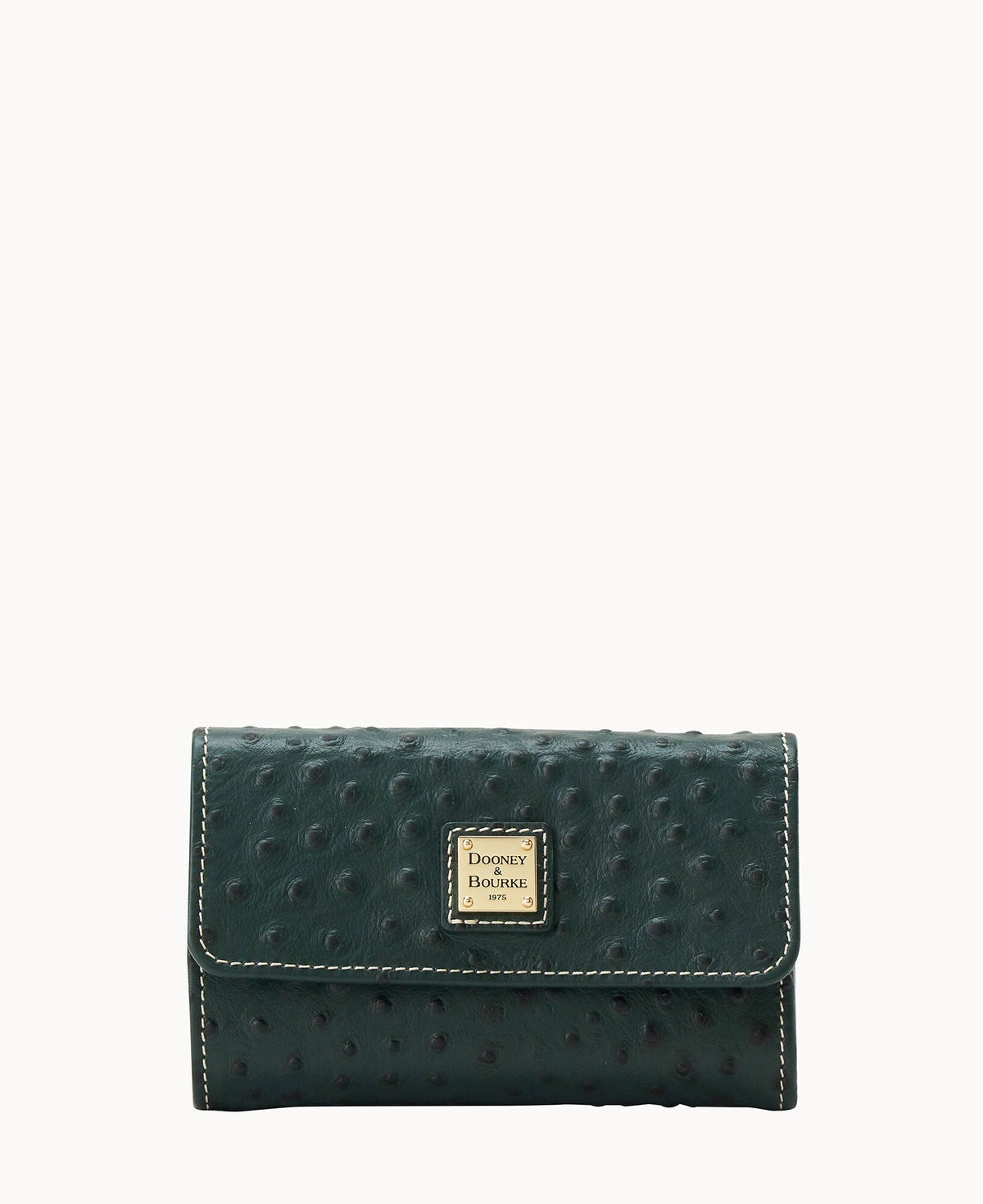 Ostrich Flap Wallet