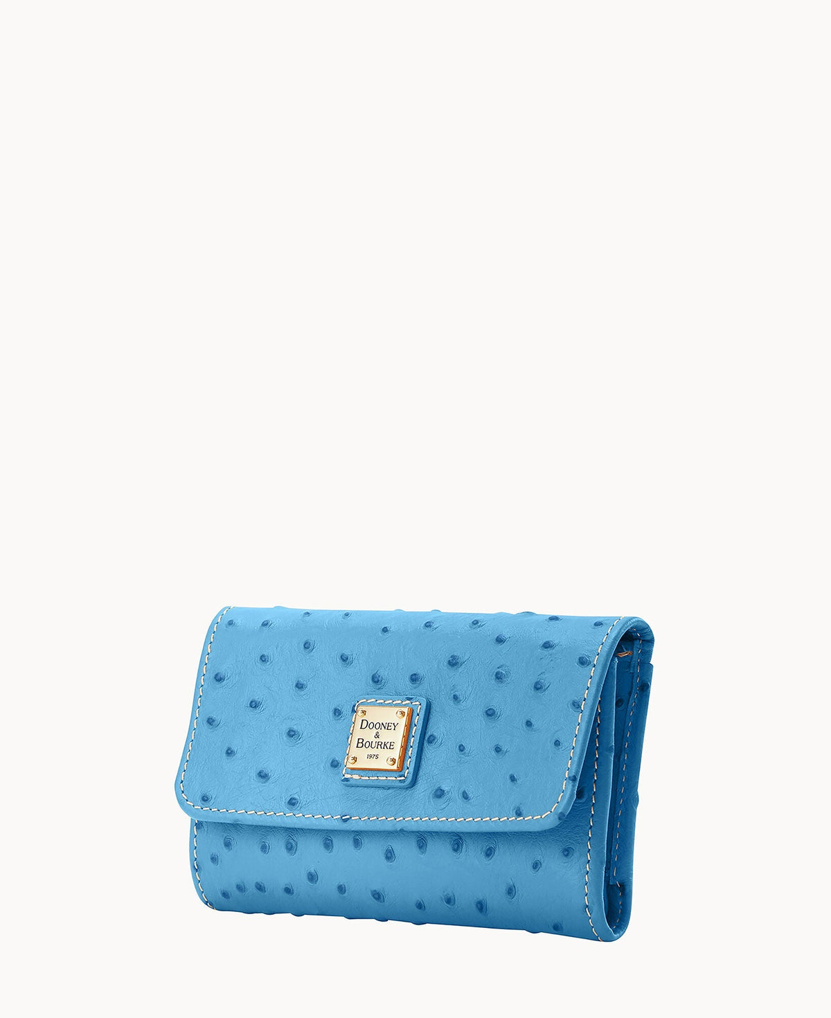 Ostrich Flap Wallet