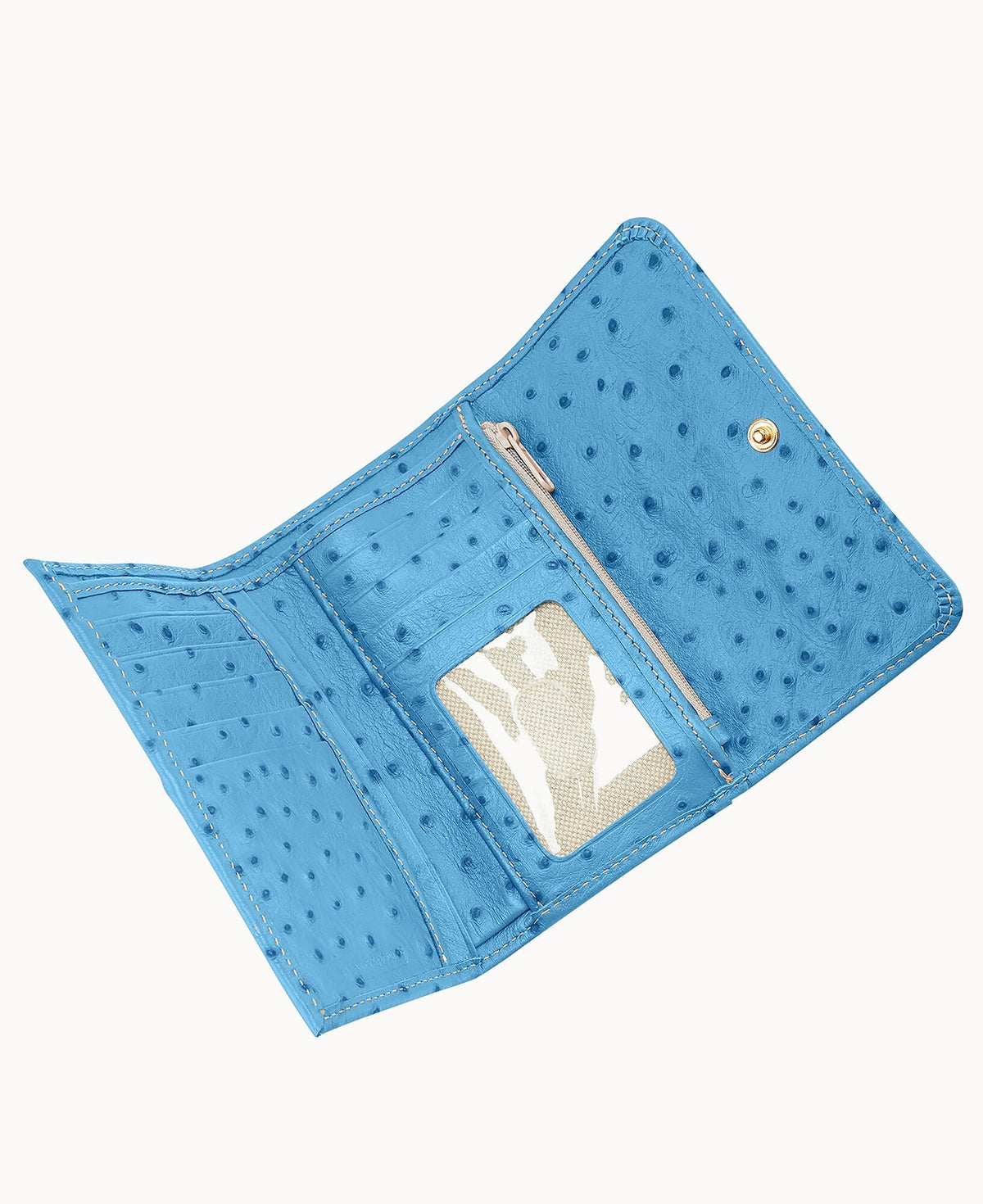 Ostrich Flap Wallet