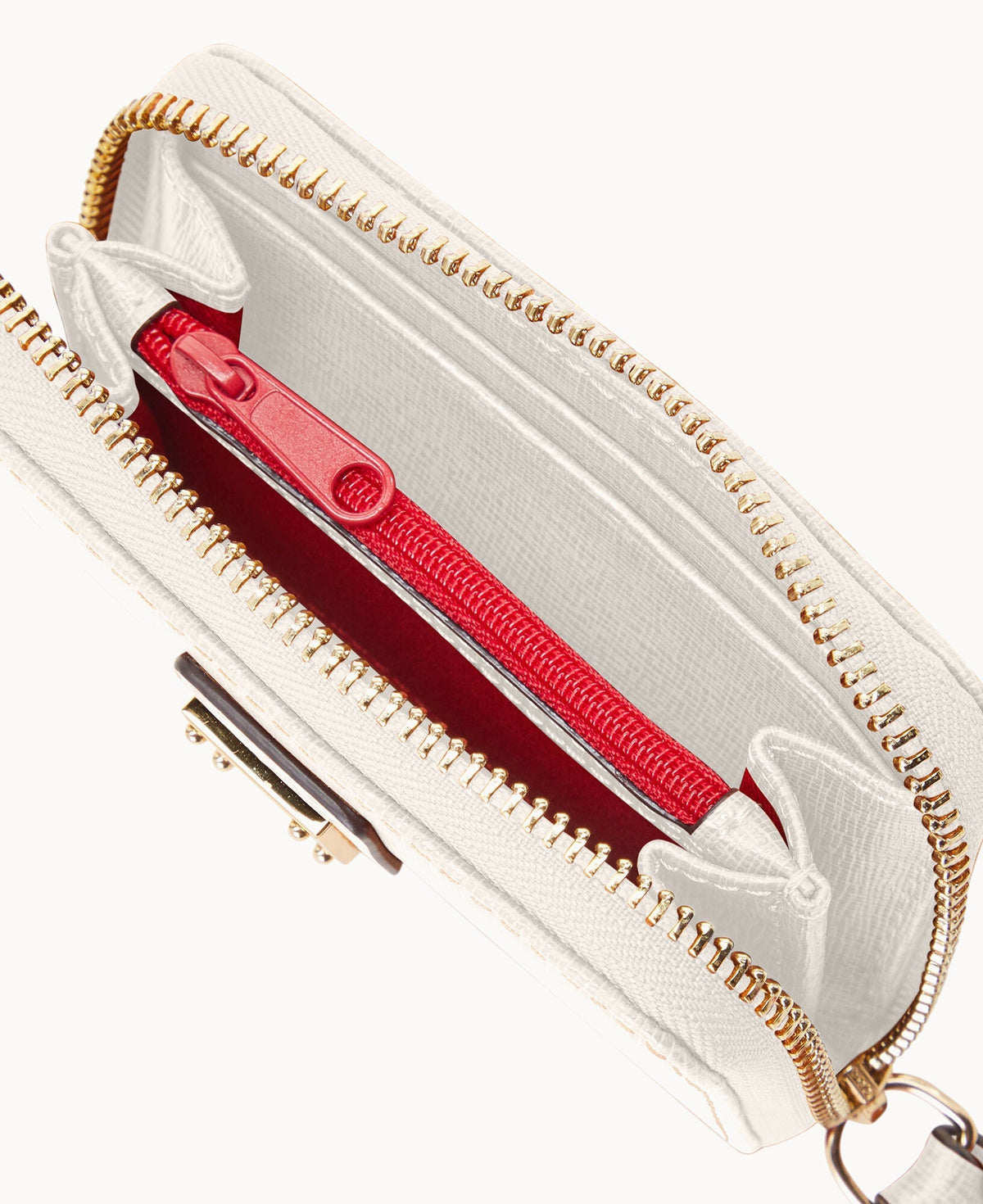 Saffiano Large Zip Around Credit Card Case