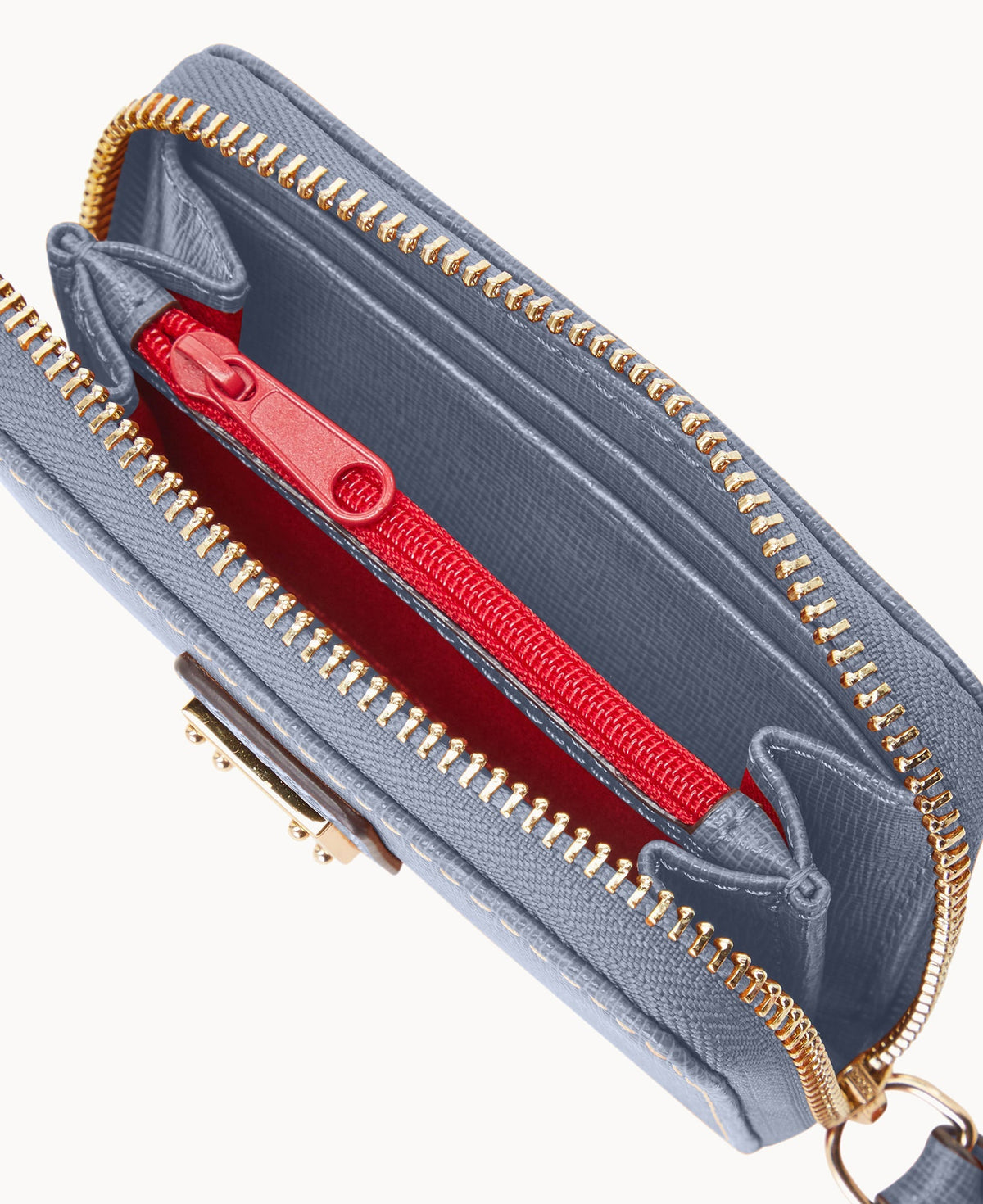 Saffiano Large Zip Around Credit Card Case