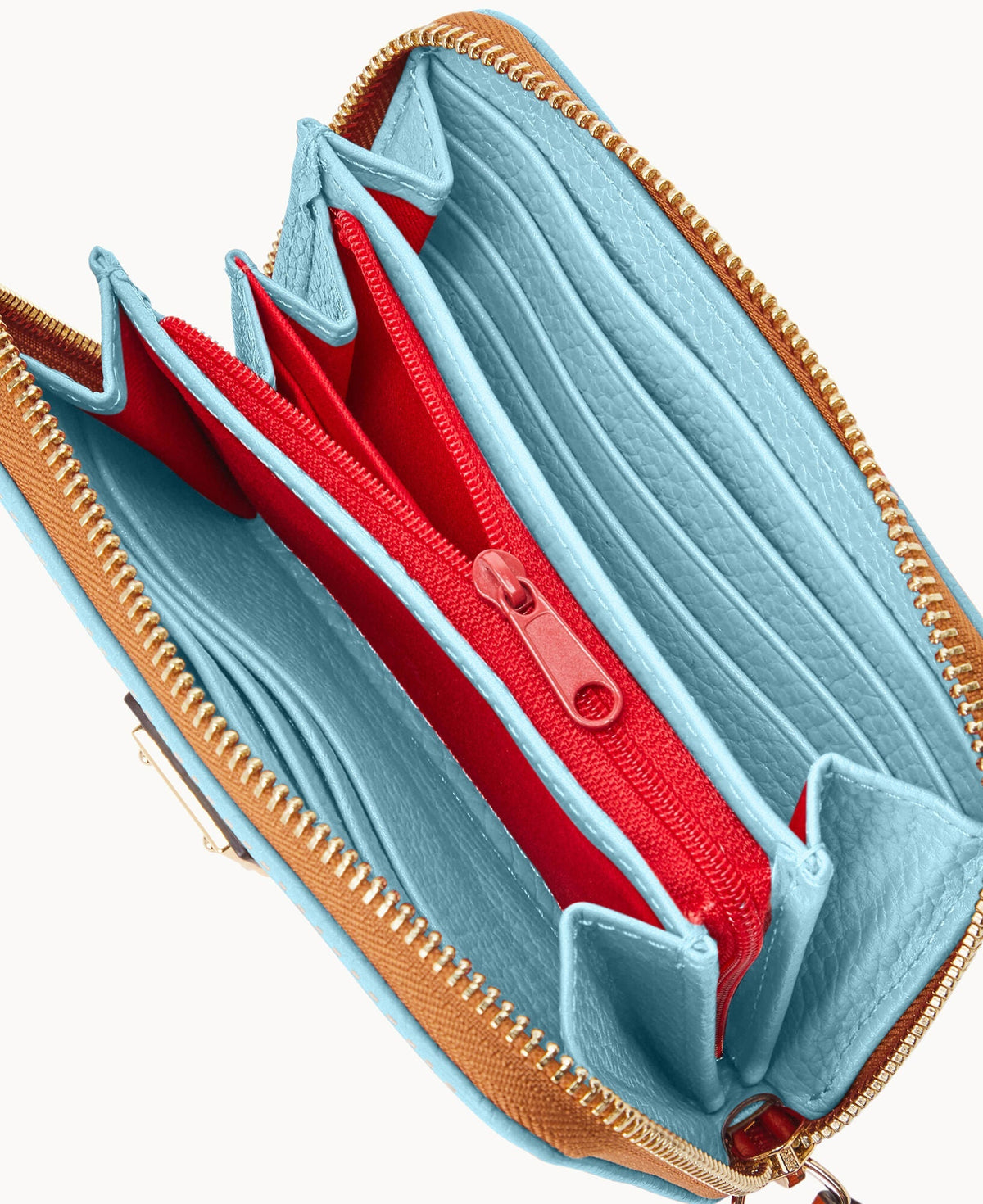 Pebble Grain Medium Zip Around Wallet