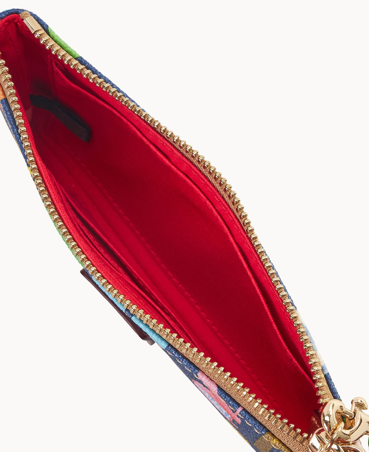 Doodle II Coated Cotton Medium Wristlet