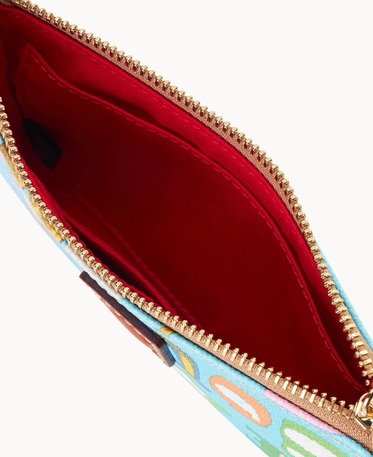 Doodle II Coated Cotton Medium Wristlet