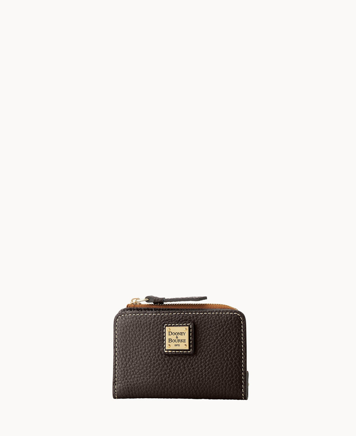 Pebble Grain Zip Credit Card Wallet 12