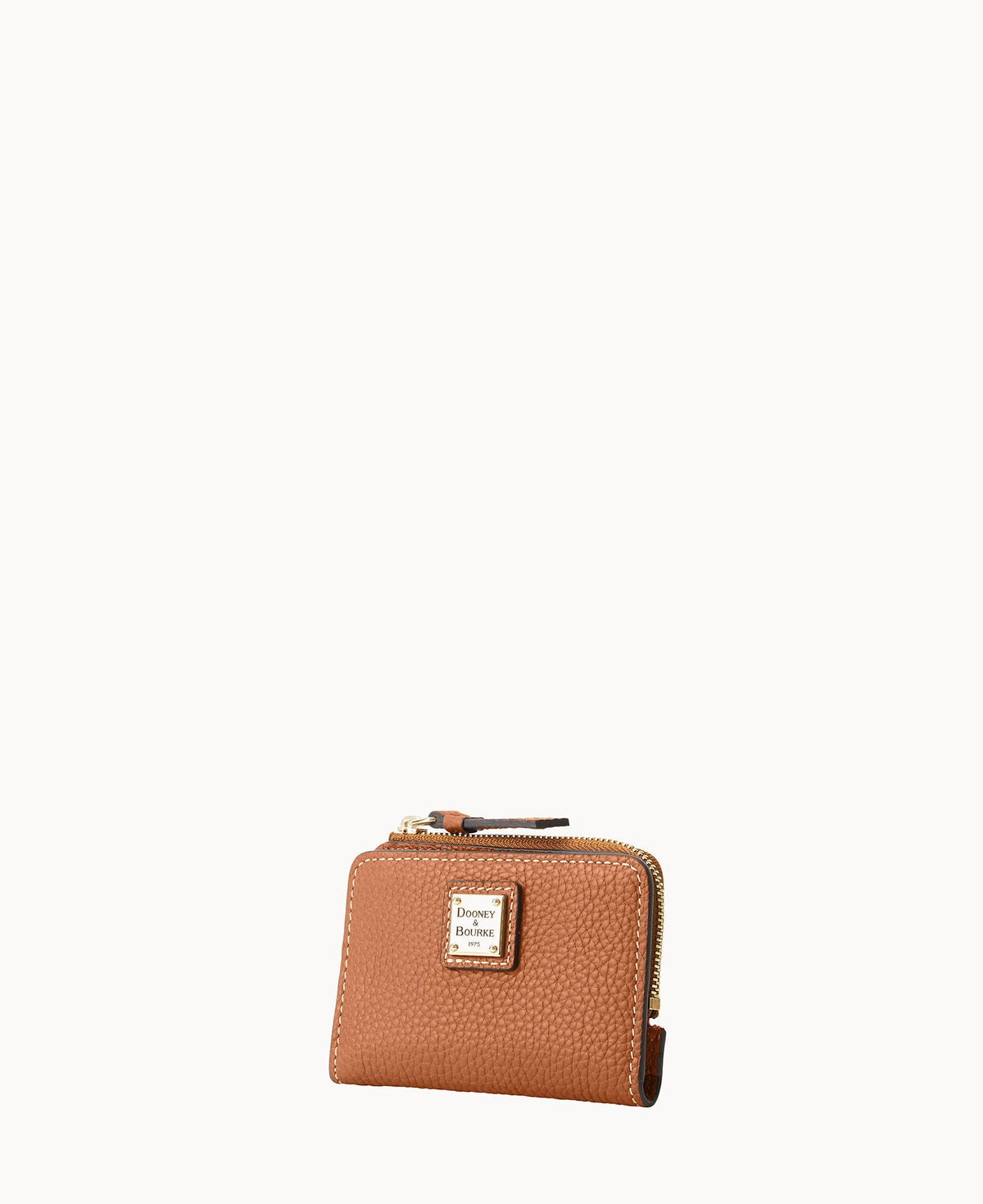 Pebble Grain Zip Credit Card Wallet 12