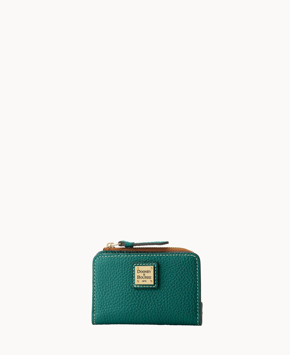 Pebble Grain Zip Credit Card Wallet 12