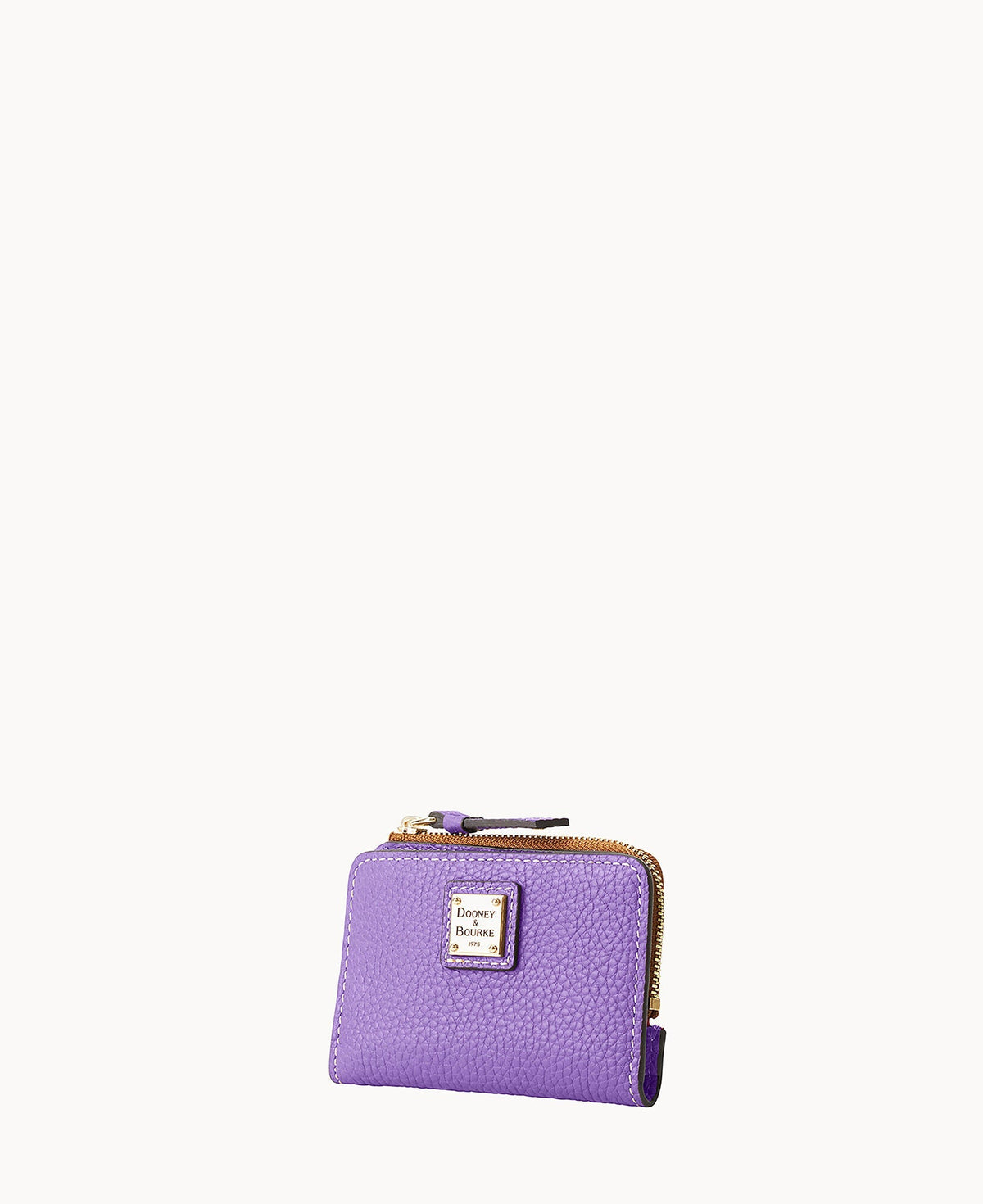 Pebble Grain Zip Credit Card Wallet 12