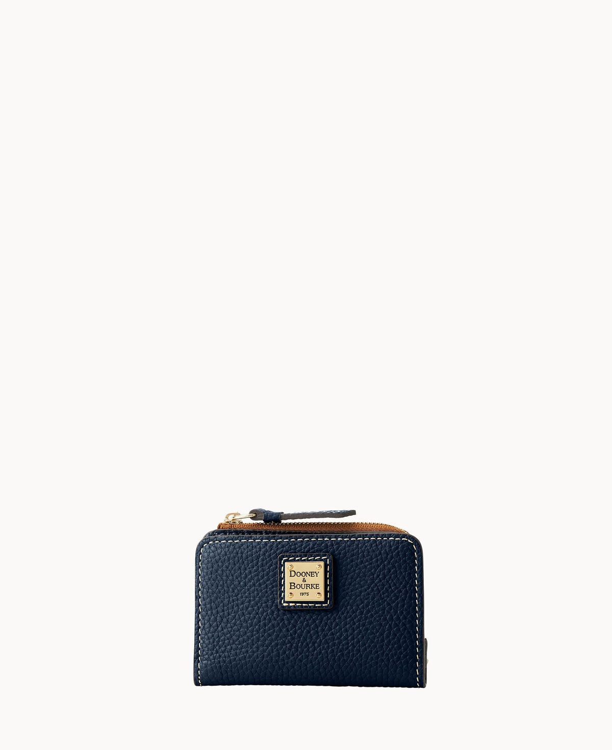 Pebble Grain Zip Credit Card Wallet 12