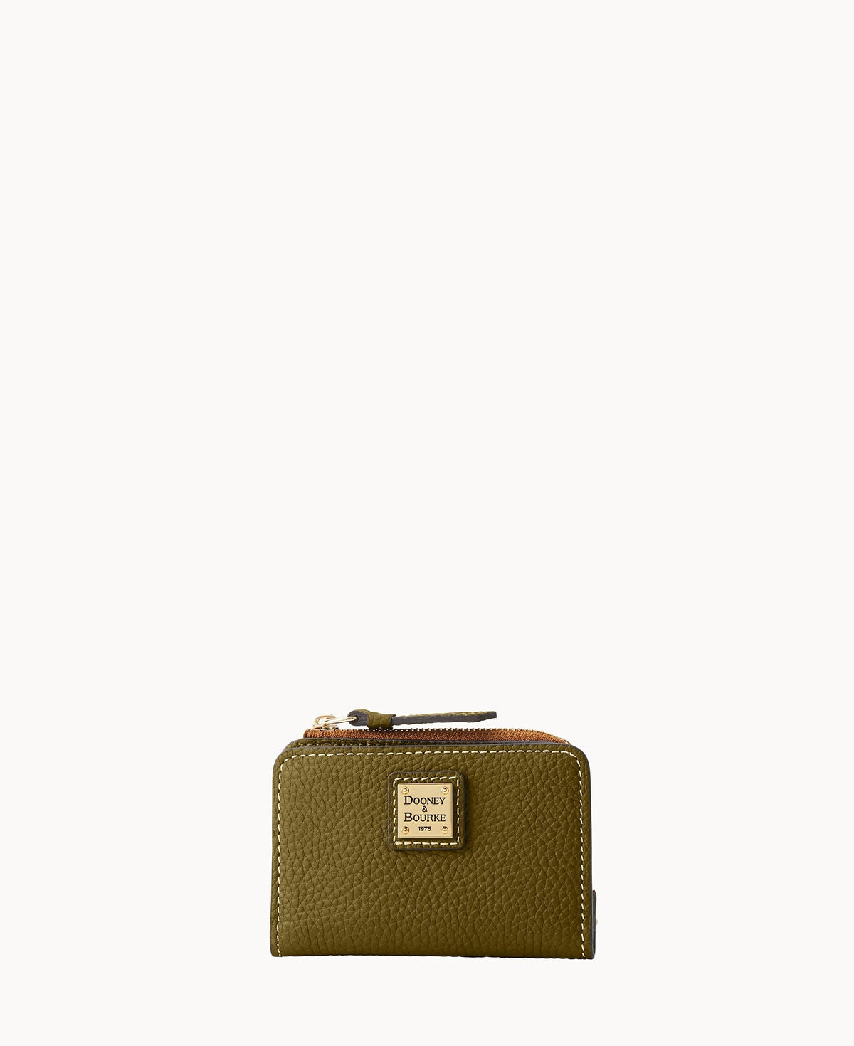 Pebble Grain Zip Credit Card Wallet 12