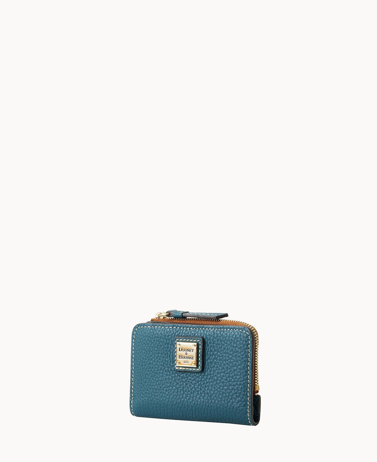 Pebble Grain Zip Credit Card Wallet 12