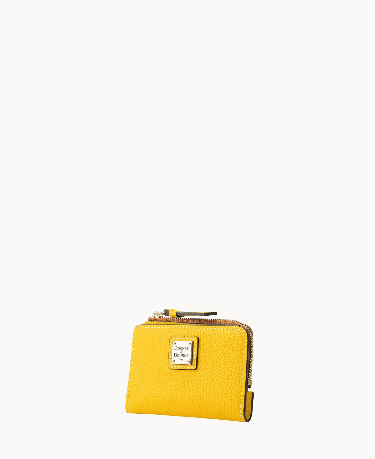 Pebble Grain Zip Credit Card Wallet 12