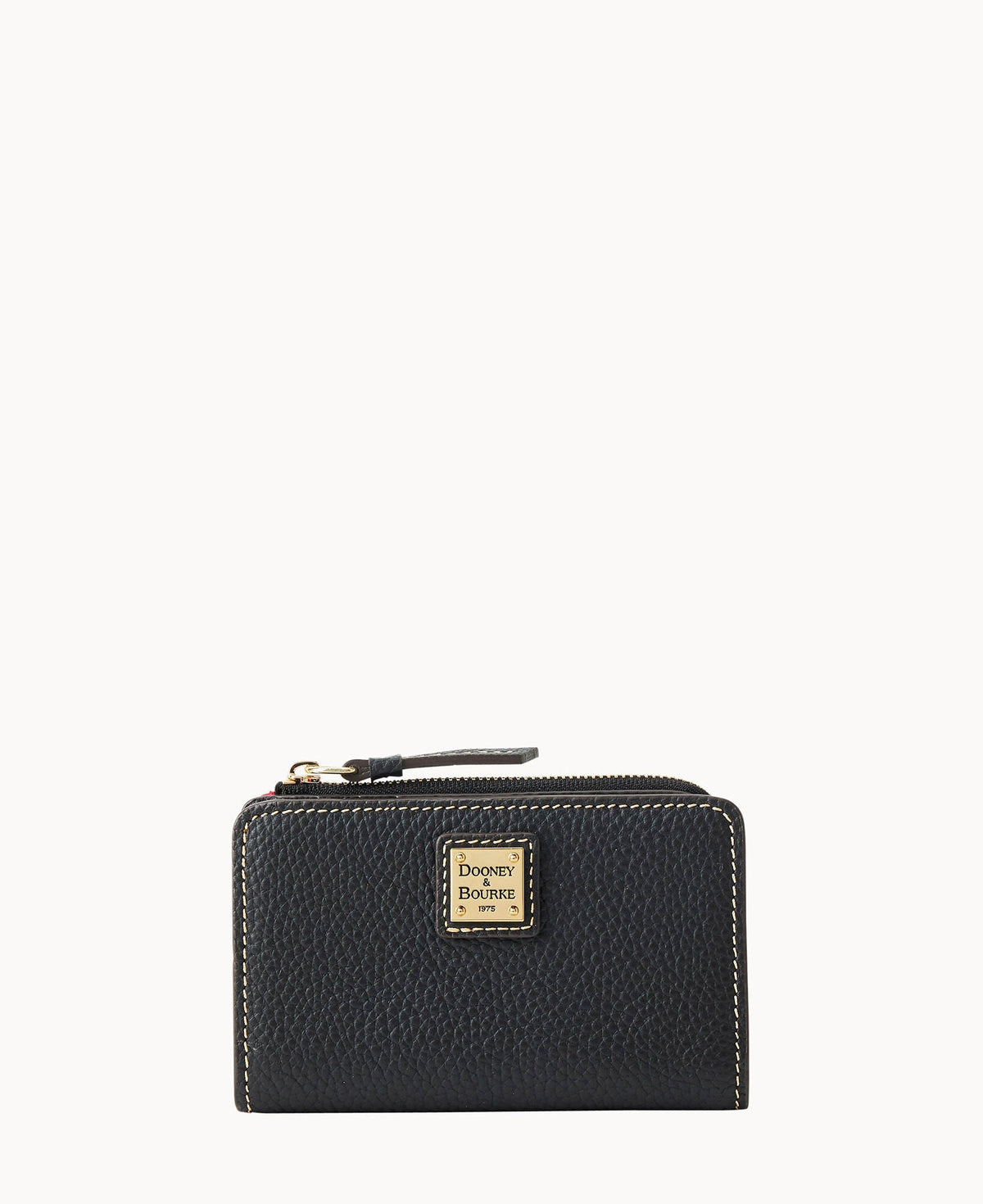 Pebble Grain Zip Credit Card Wallet 14
