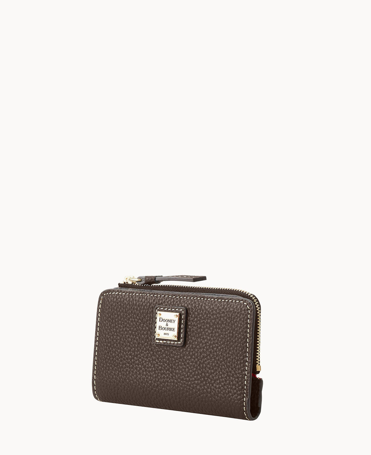 Pebble Grain Zip Credit Card Wallet 14