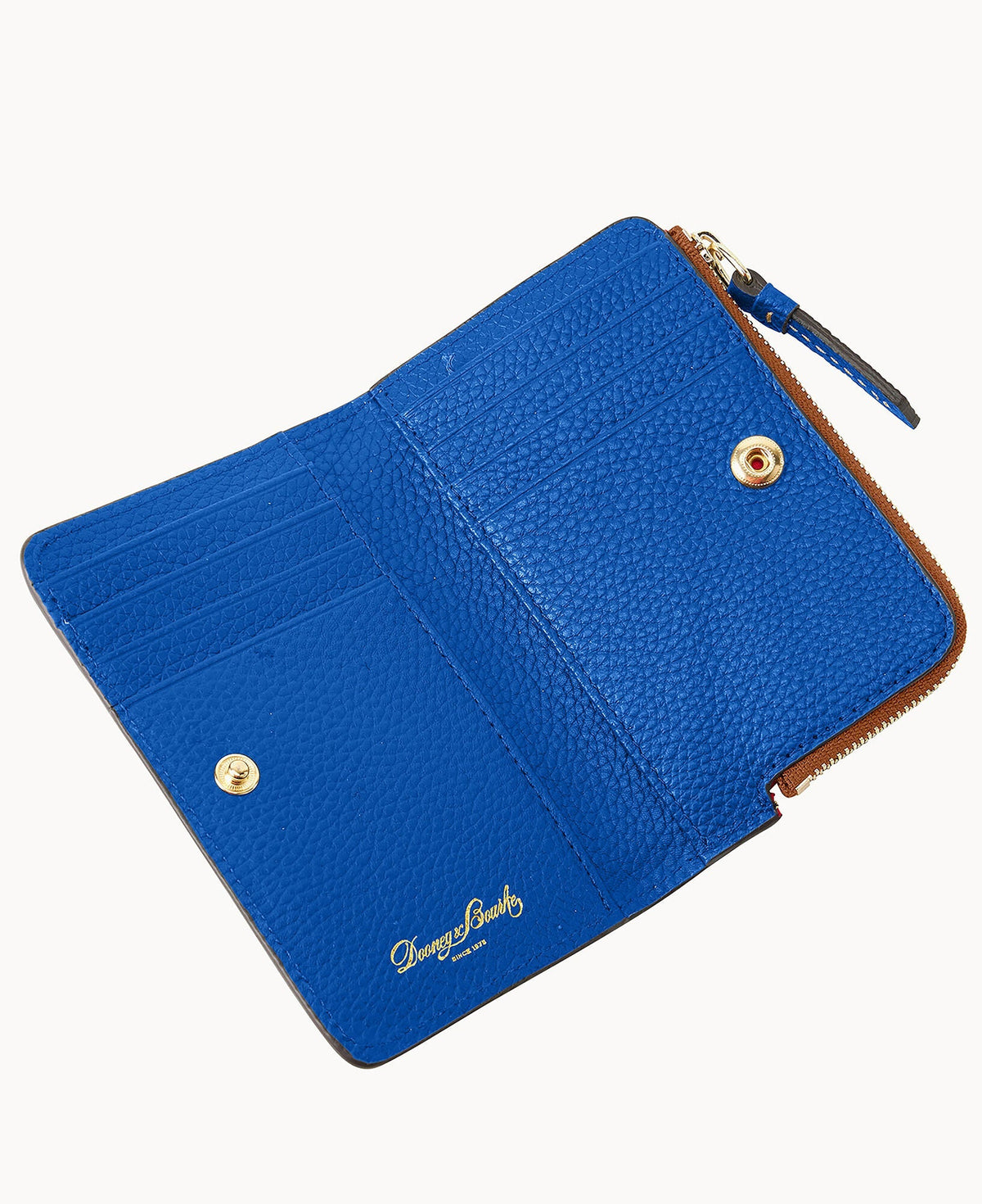Pebble Grain Zip Credit Card Wallet 14