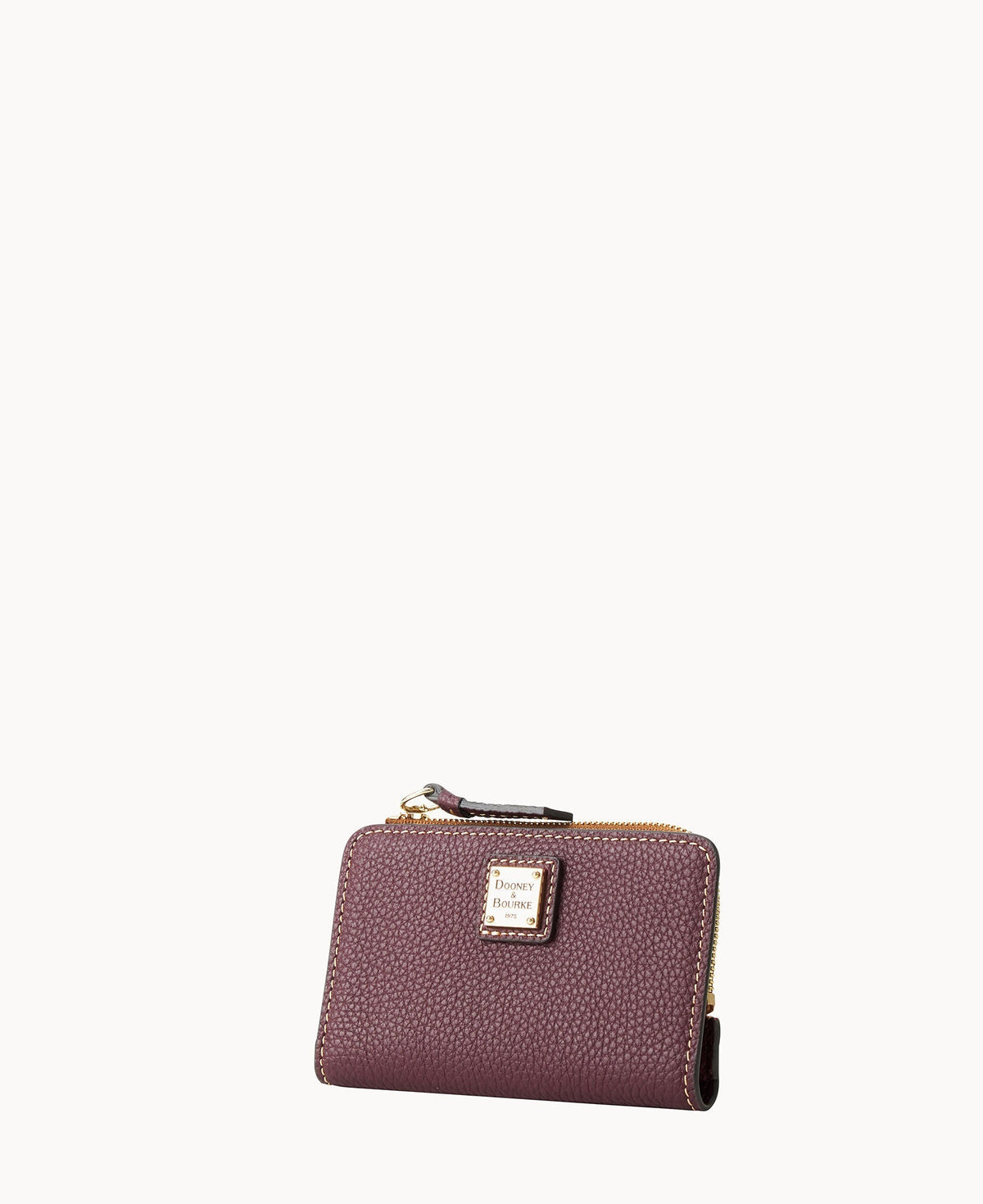 Pebble Grain Zip Credit Card Wallet 14